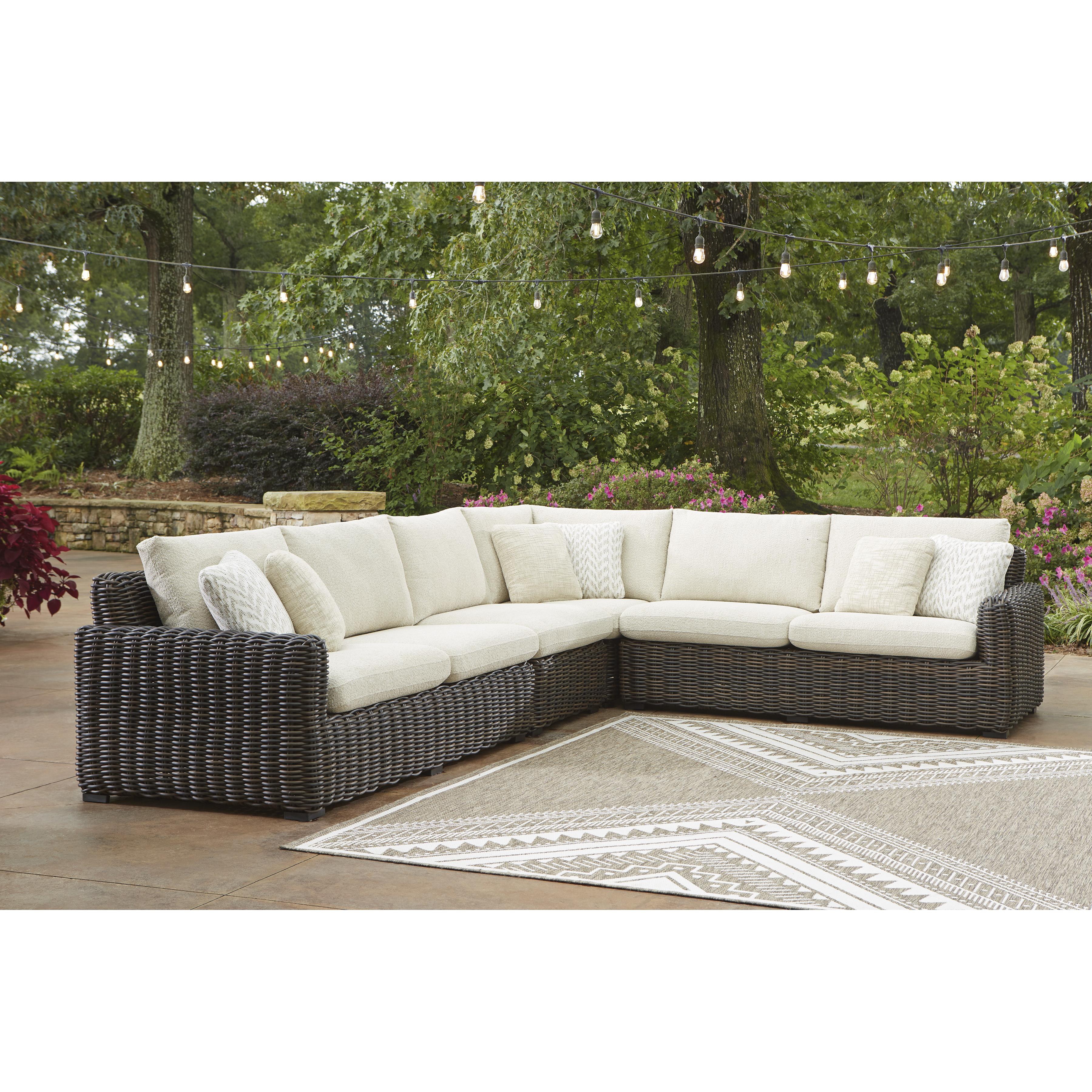 Signature Design by Ashley Outdoor Seating Sectionals P711-846/P711-854/P711-877 IMAGE 2