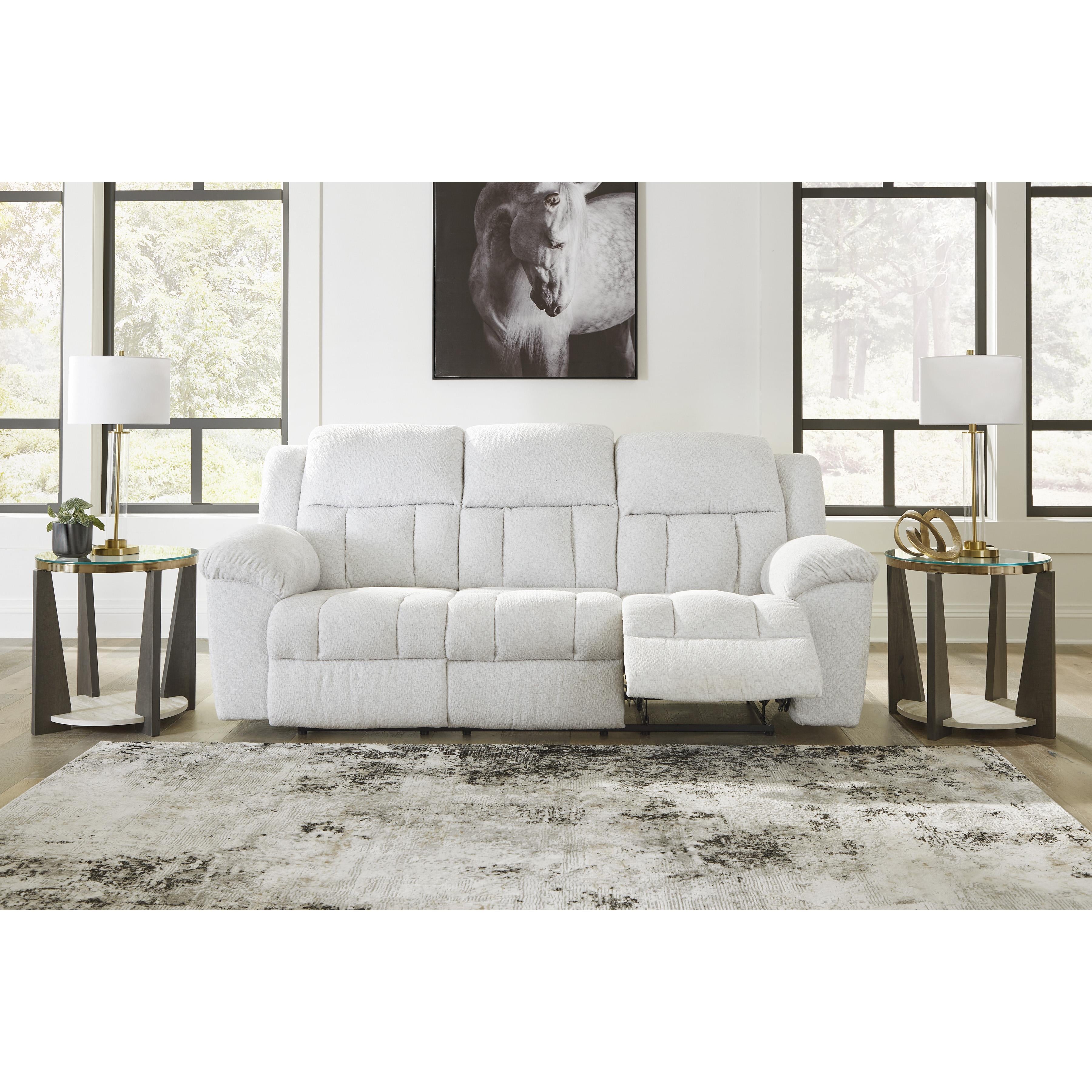 Signature Design by Ashley Frohn Reclining Fabric Sofa 3740588C IMAGE 7