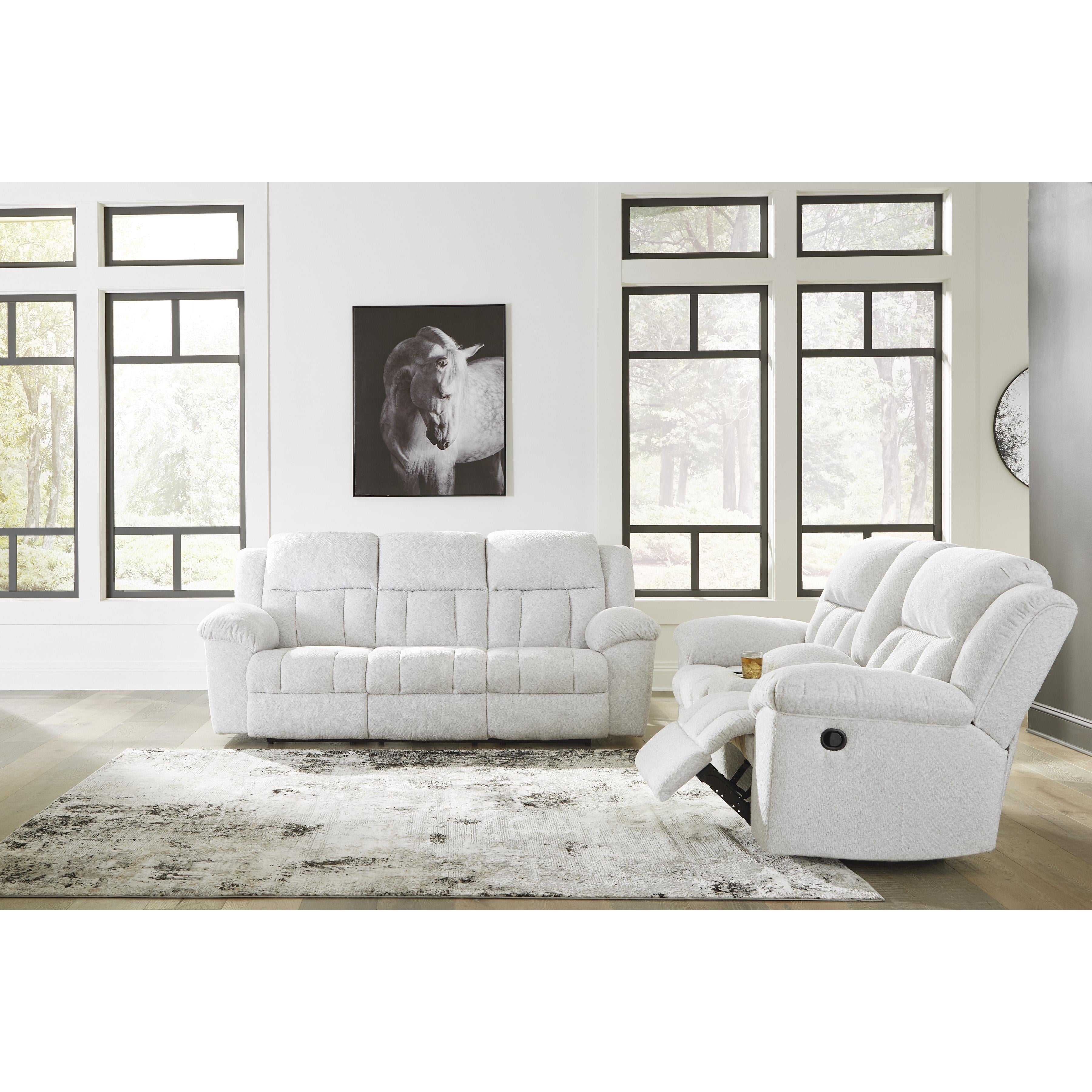 Signature Design by Ashley Frohn Reclining Fabric Sofa 3740588C IMAGE 8