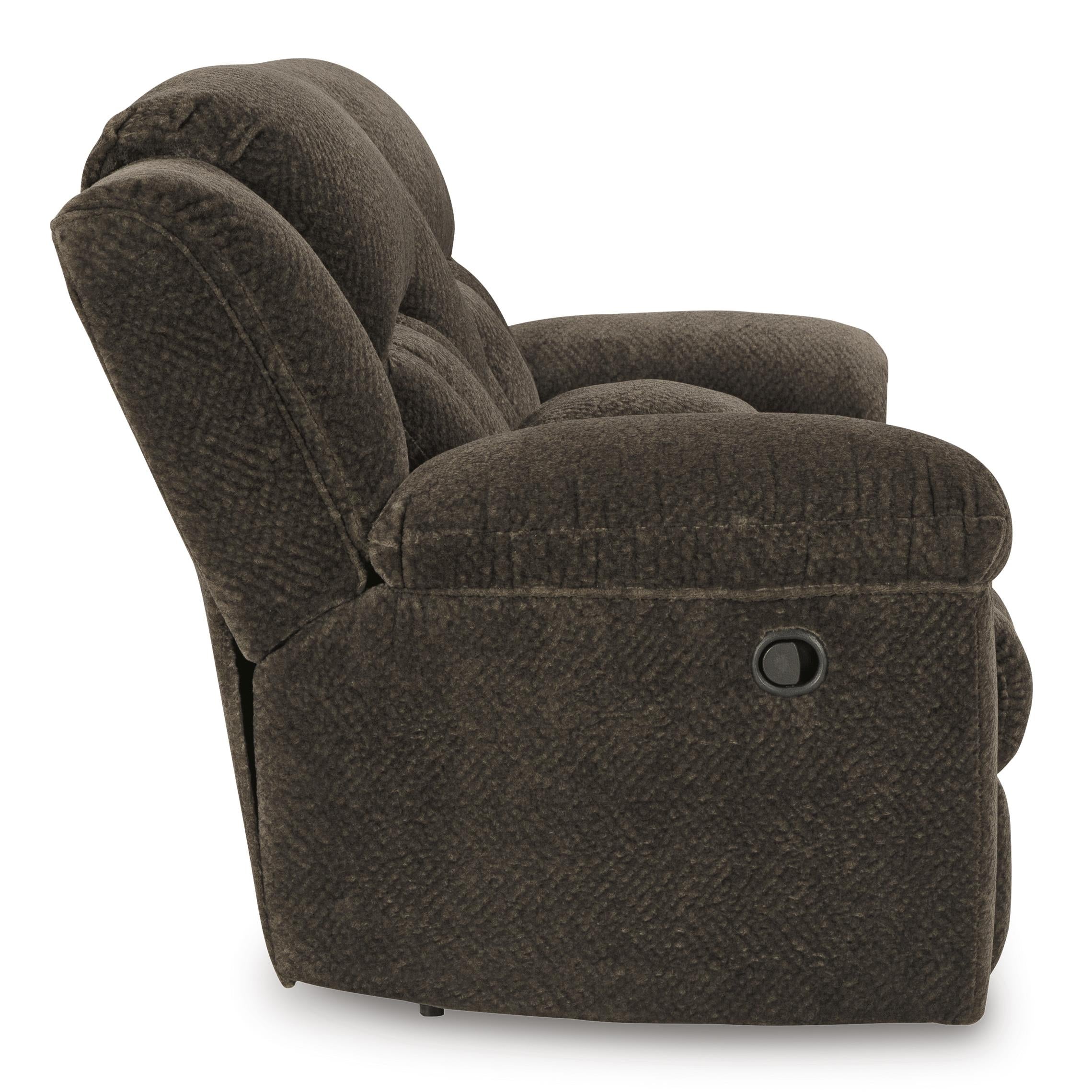 Signature Design by Ashley Frohn Reclining Fabric Loveseat with Console 3740794C IMAGE 4