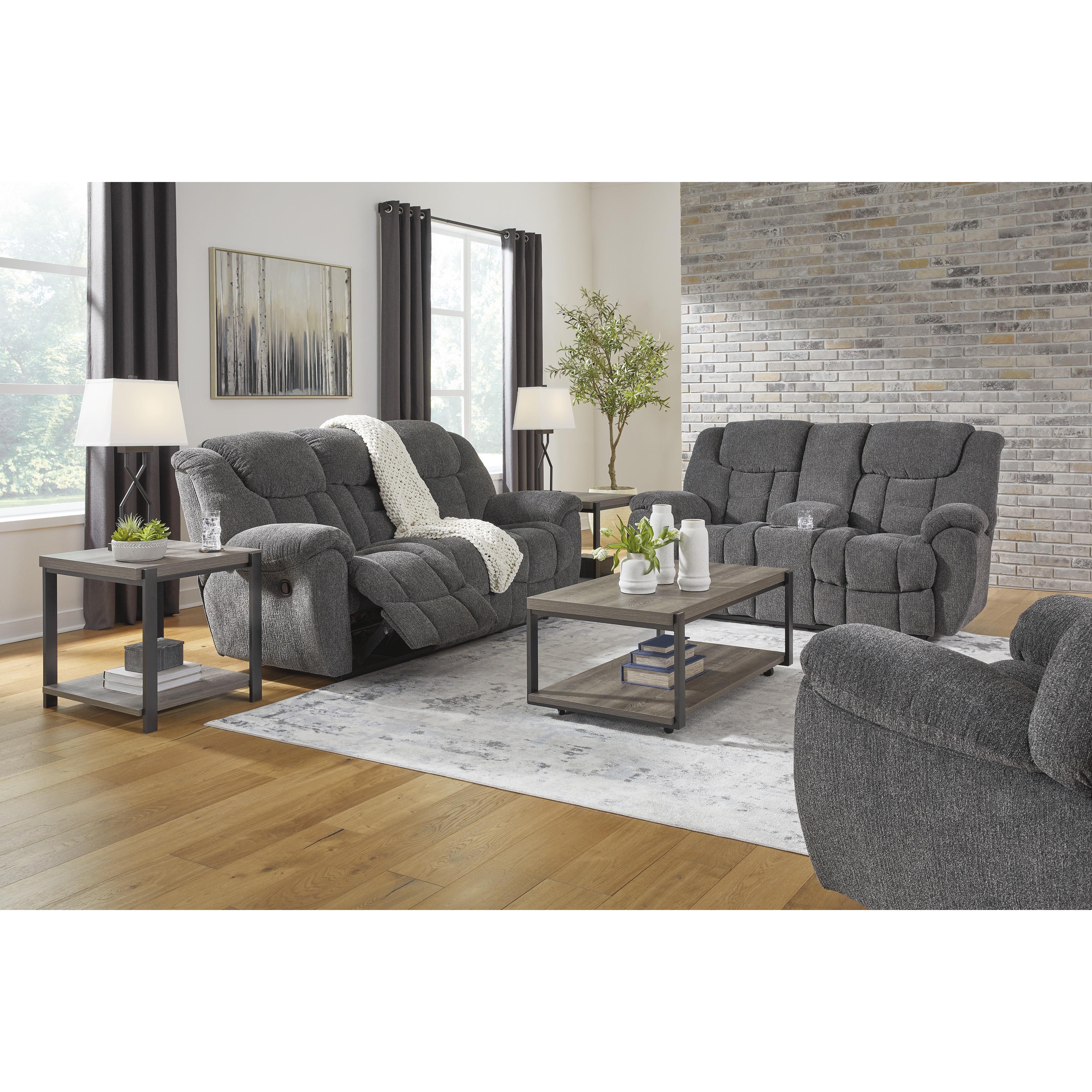 Signature Design by Ashley Foreside Reclining Fabric Loveseat with Console 3810494C IMAGE 11