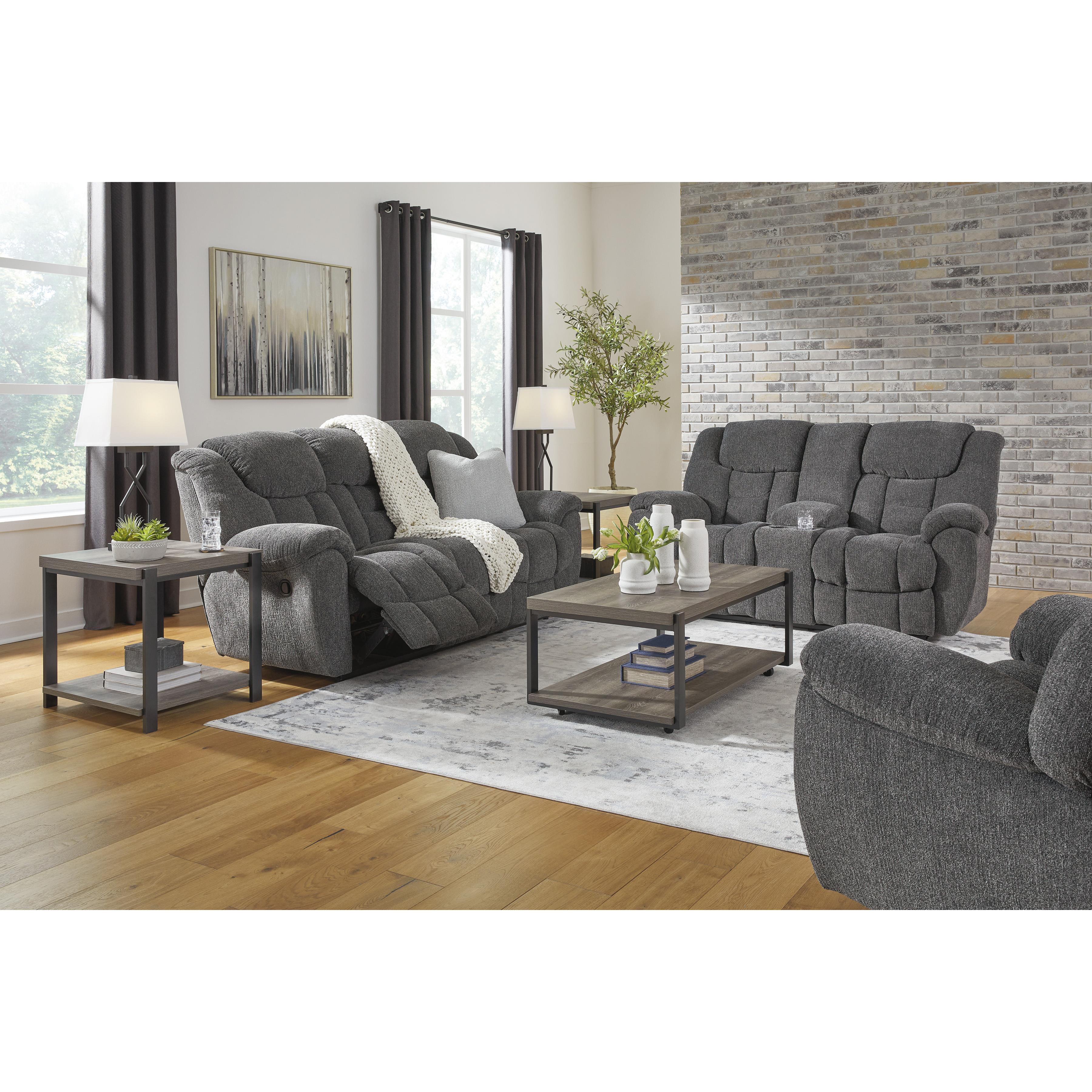 Signature Design by Ashley Foreside Reclining Fabric Loveseat with Console 3810494C IMAGE 12