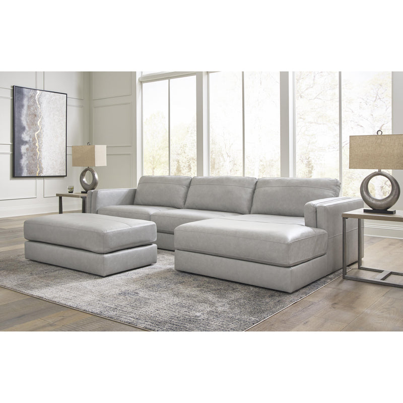 Signature Design by Ashley Amiata Leather Match 2 pc Sectional 5740466C/5740417C IMAGE 11