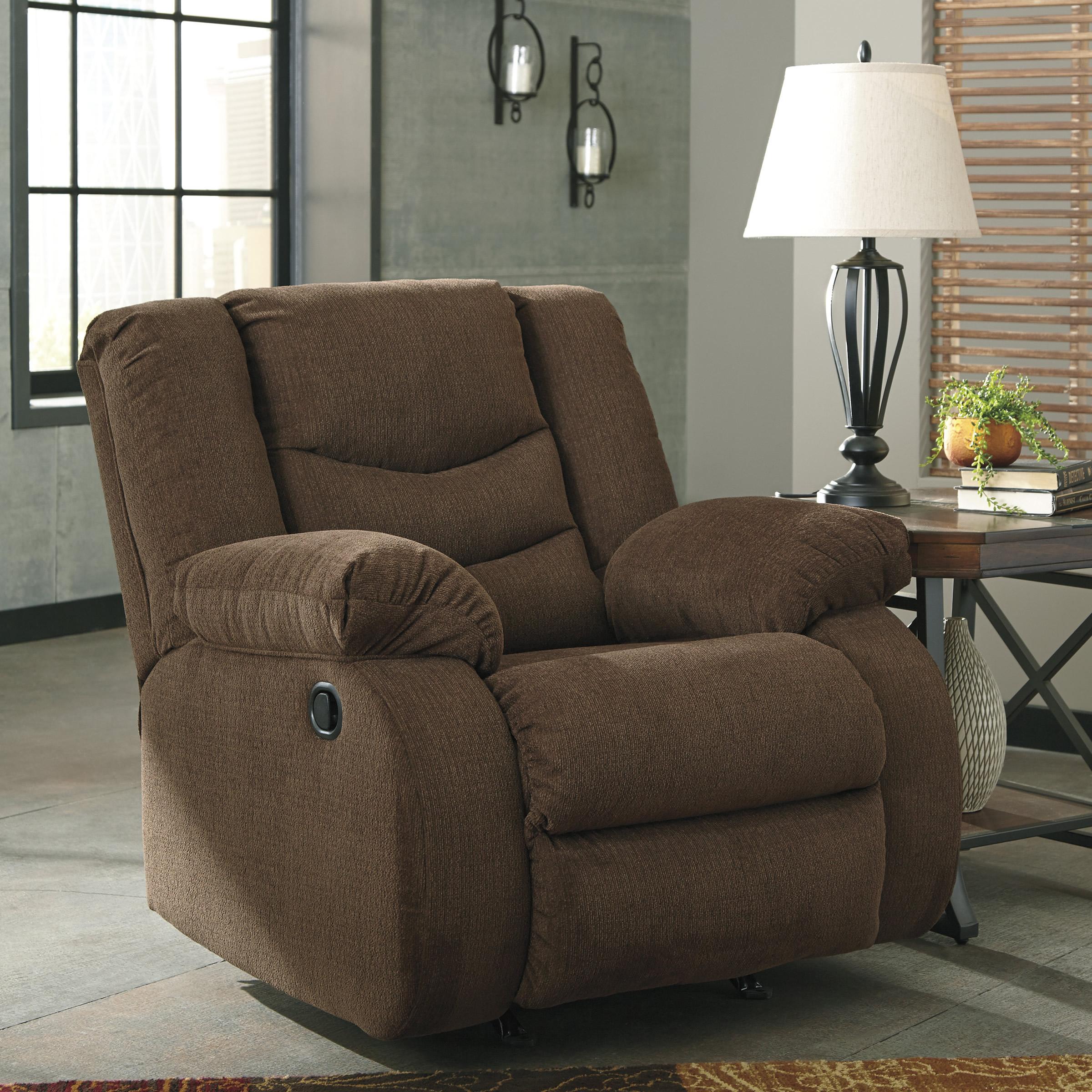 Signature Design by Ashley Tulen Rocker Fabric Recliner 9860525C IMAGE 3