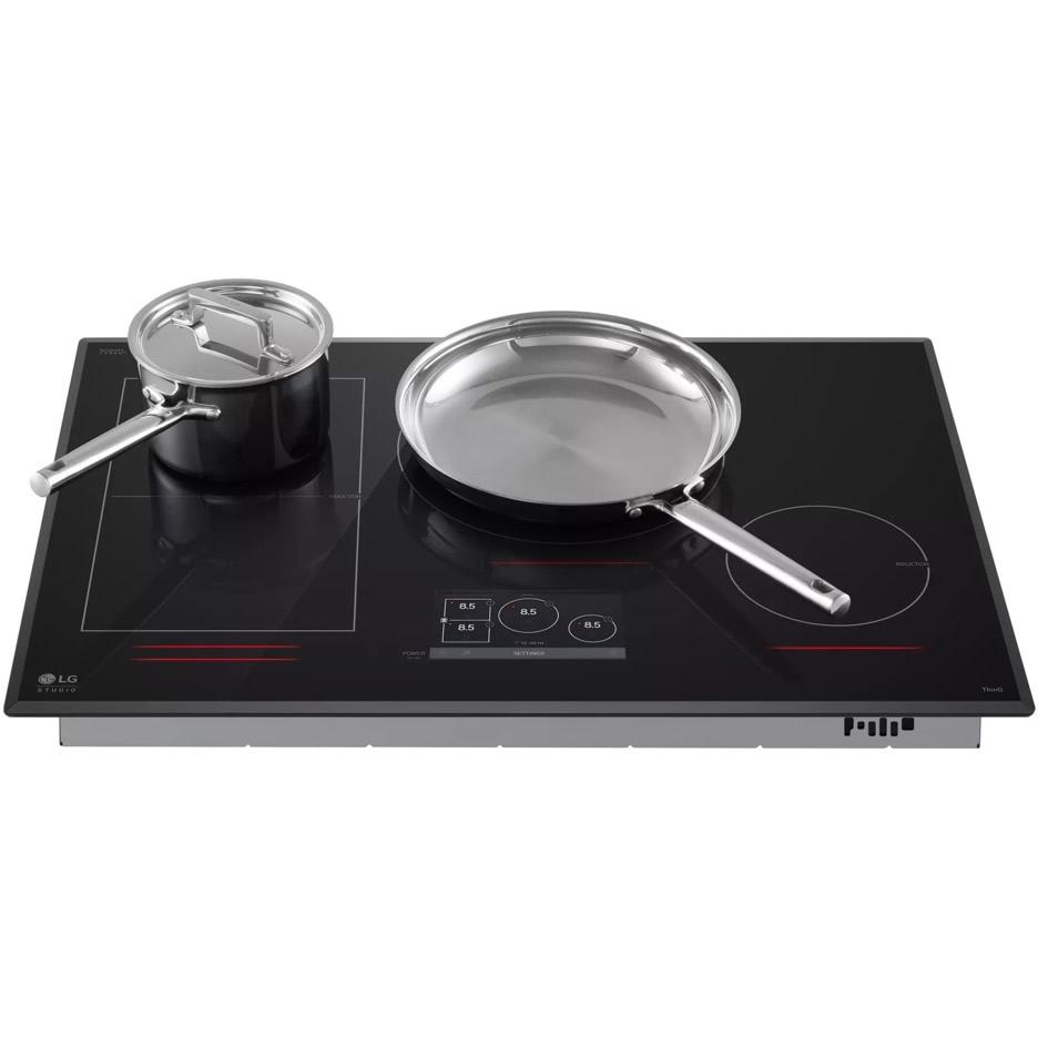 LG STUDIO 30-inch Built-in Induction Cooktop CBIS3018BE IMAGE 5