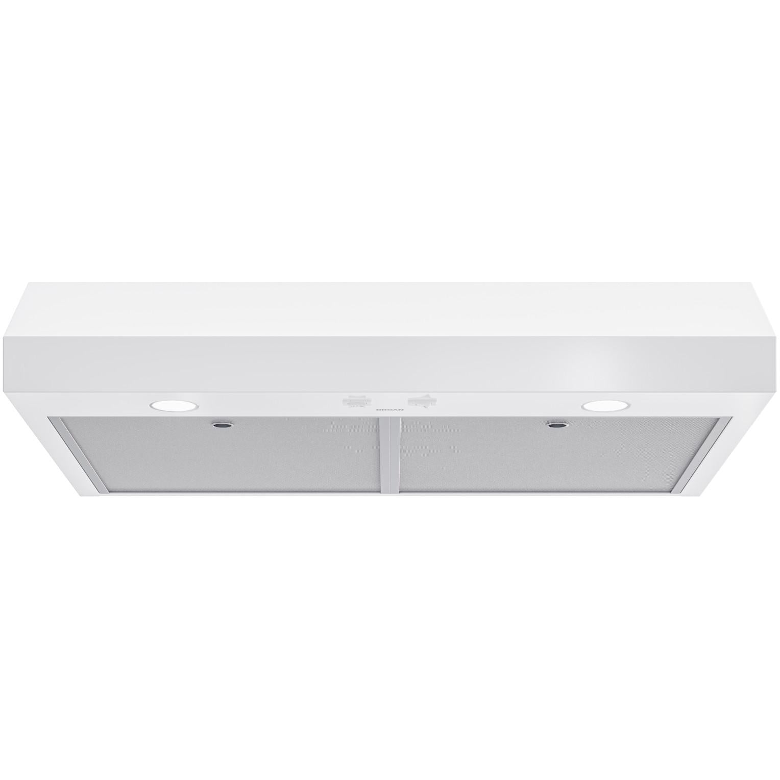 Broan 30-inch GLA1 Series Under Cabinet Range Hood GLA1303WW IMAGE 1