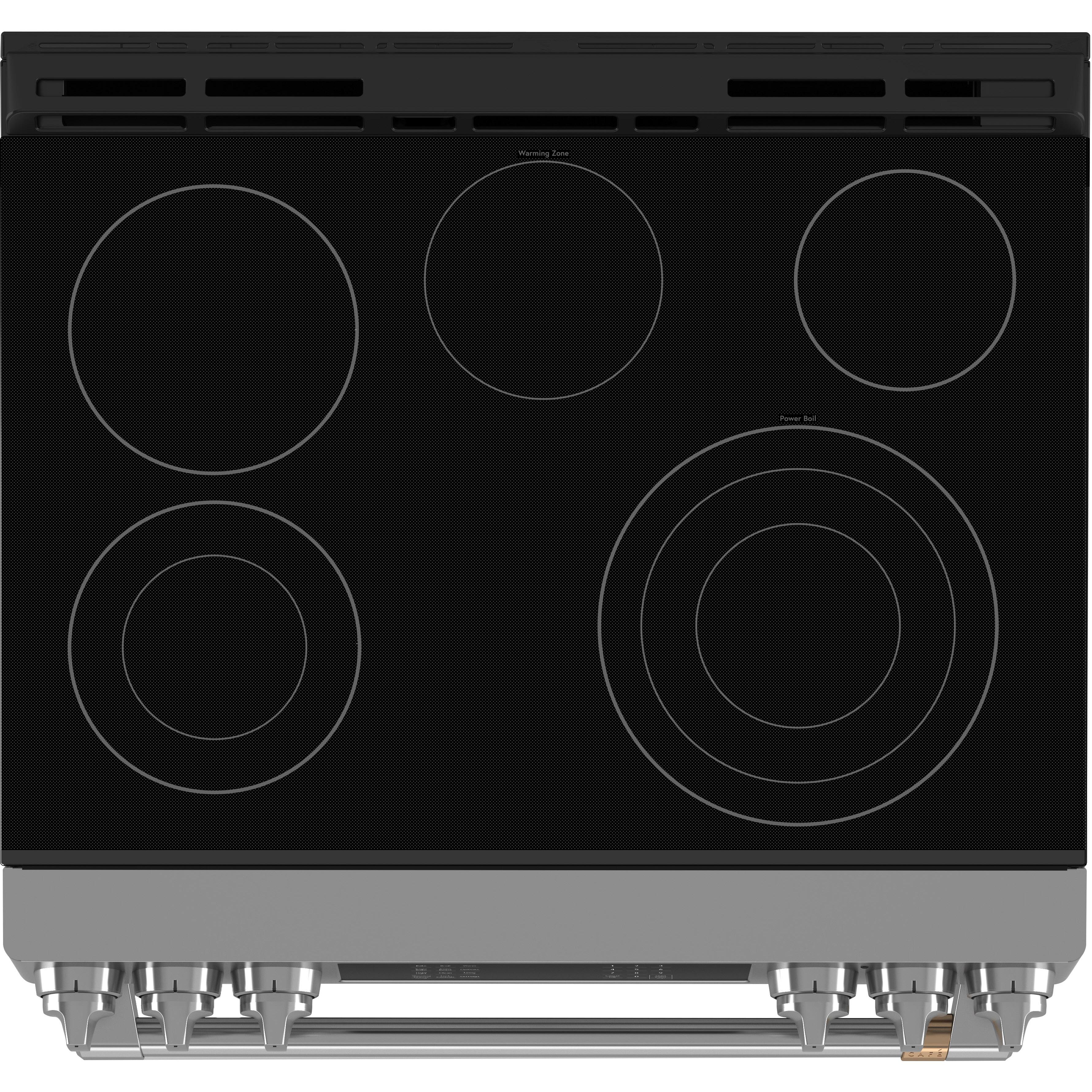 Café 30-inch Freestanding Electric Range with Wi-Fi CRS70XAWCS1 IMAGE 5