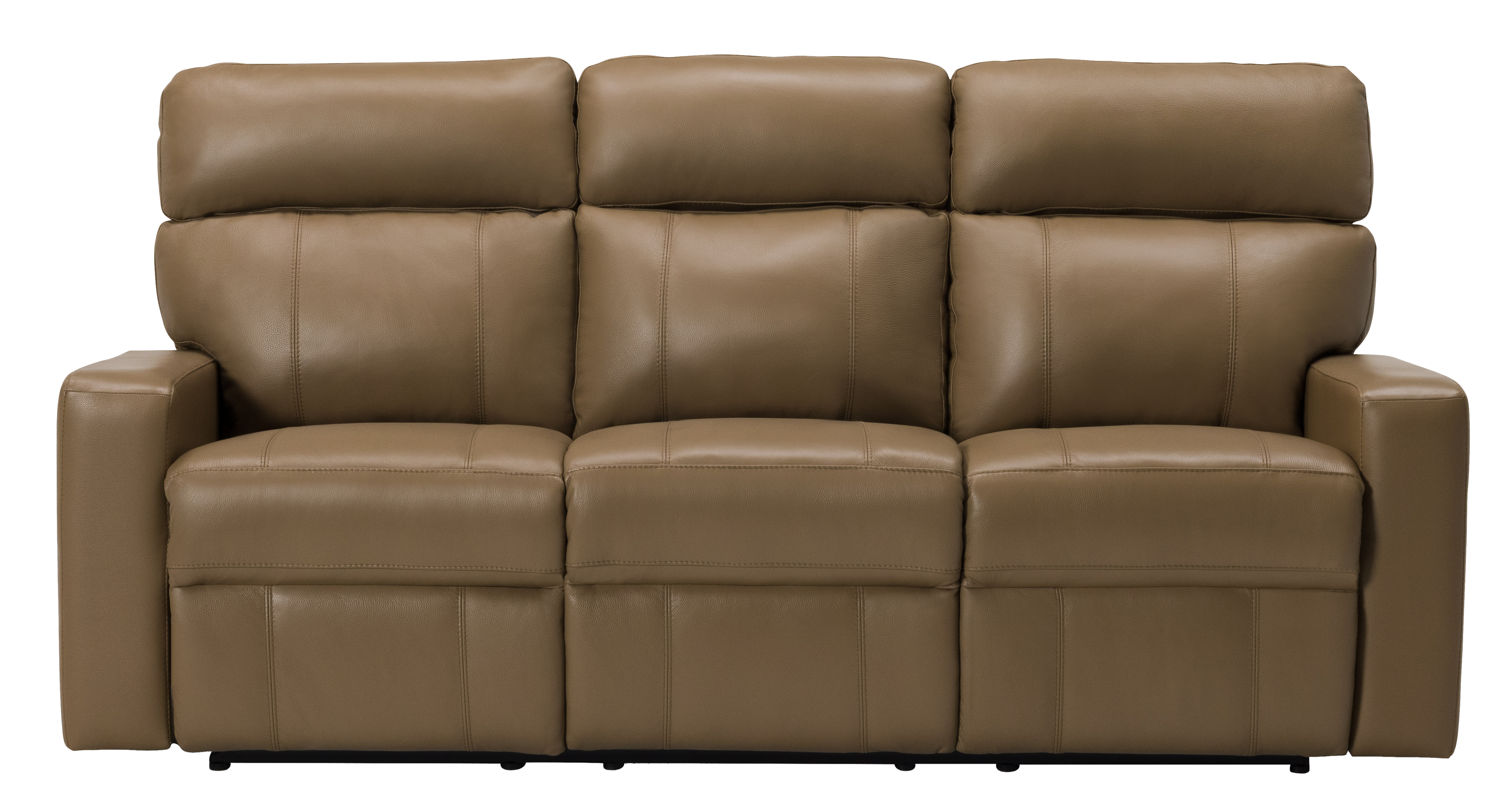 Palliser Oakwood Power Reclining Leather Match Sofa 41049-61-VALENCIA-DUNE-MATCH