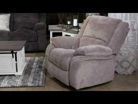 Signature Design by Ashley Draycoll Power Reclining Fabric Sofa 7650487C EXTERNAL_VIDEO 1