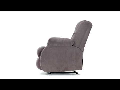 Signature Design by Ashley Tulen Rocker Fabric Recliner 9860625C EXTERNAL_VIDEO 1