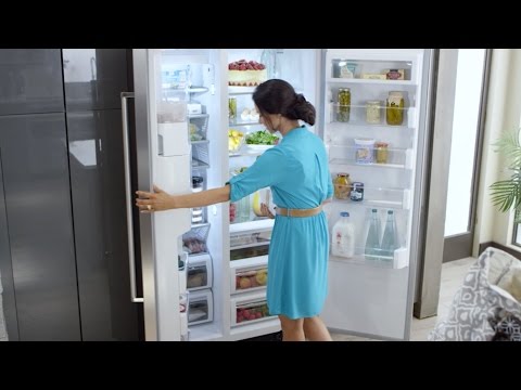 KitchenAid 36-inch, 20 cu. ft. French 3-Door Refrigerator with Interior Water Dispenser KRFC300ESS EXTERNAL_VIDEO 1