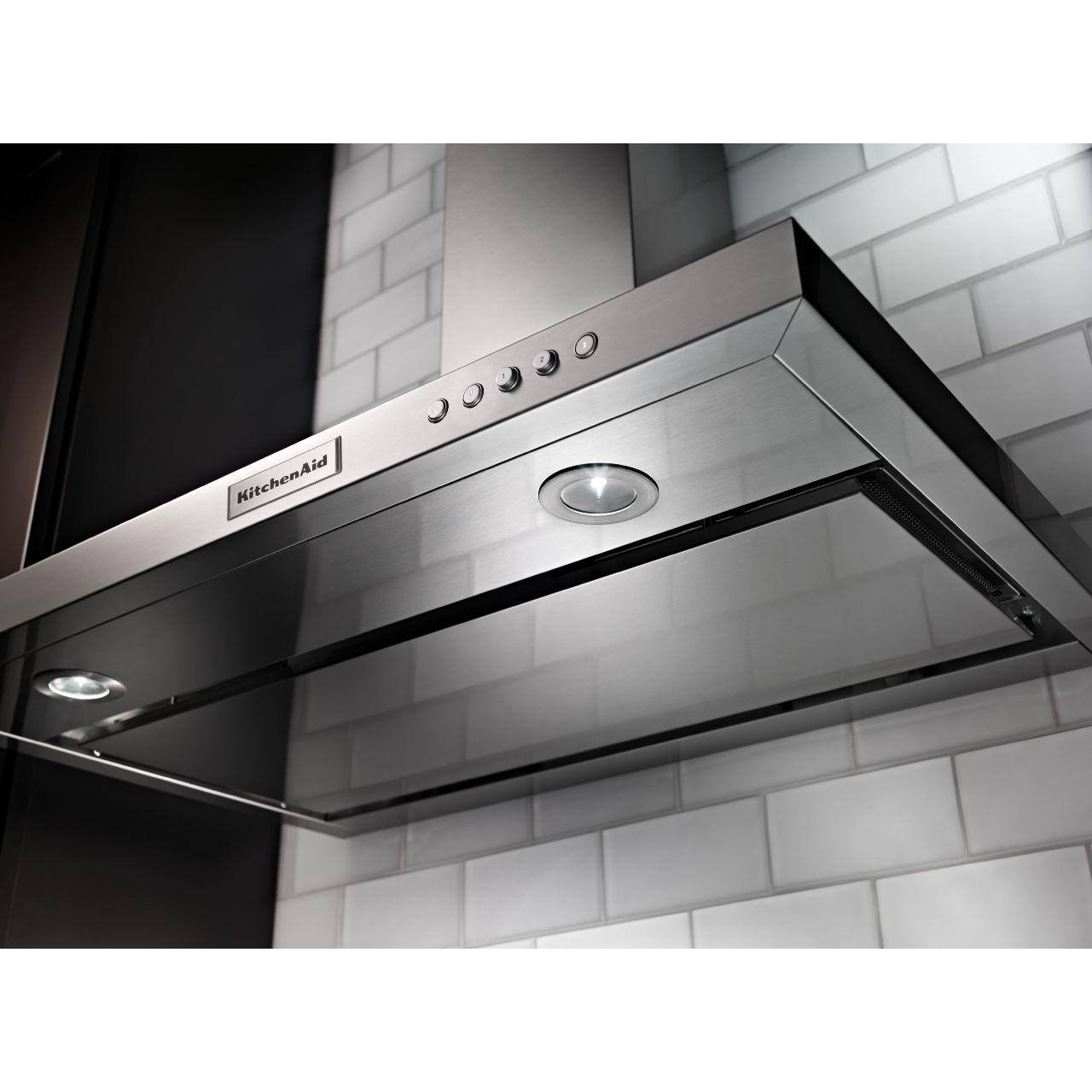 KitchenAid 30-inch Wall Mount Range Hood KVWB400DSS IMAGE 2