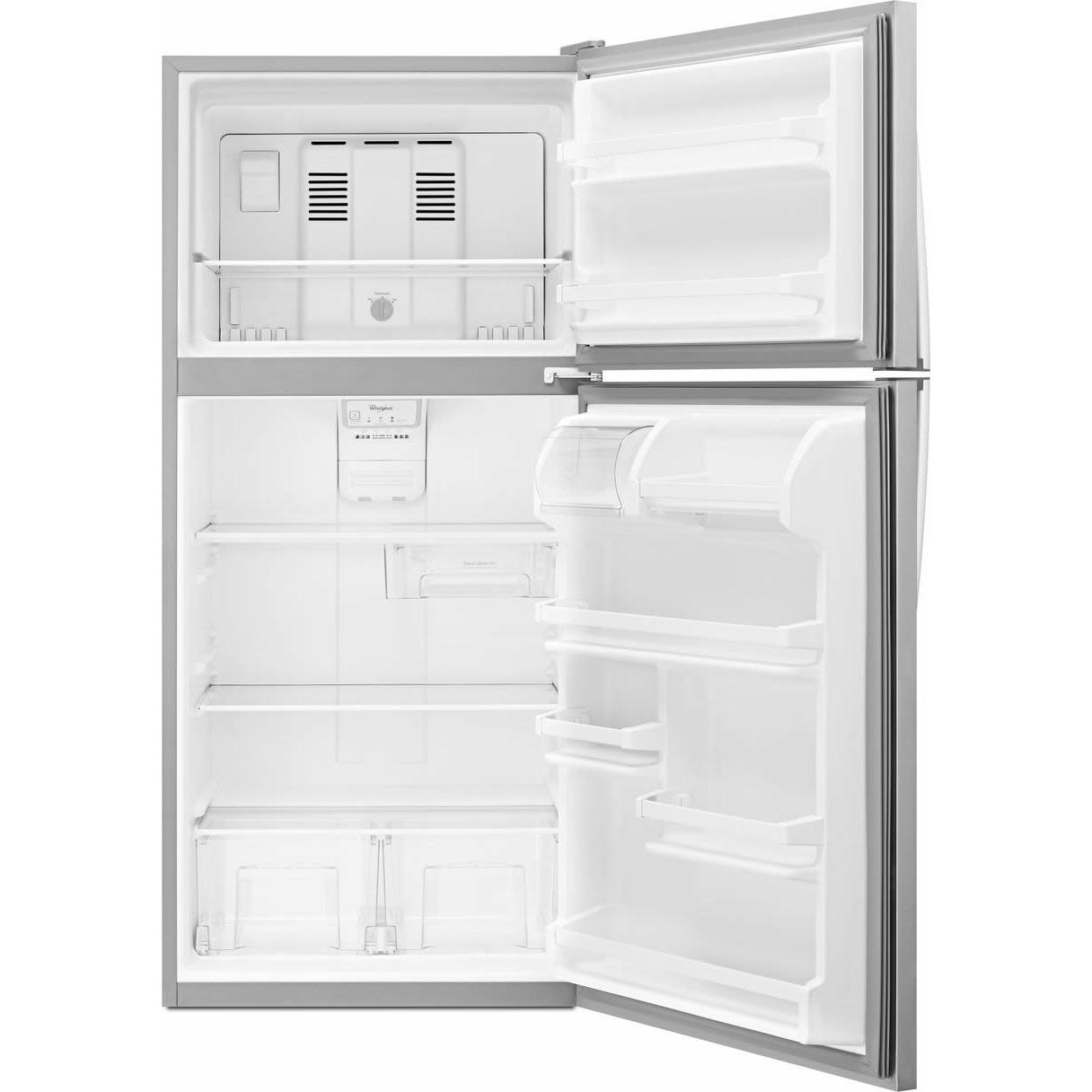 Whirlpool 30-inch, 18.2 cu.ft. Freestanding Top Freezer Refrigerator with Flexi-Slide™ Bin WRT318FZDM IMAGE 5