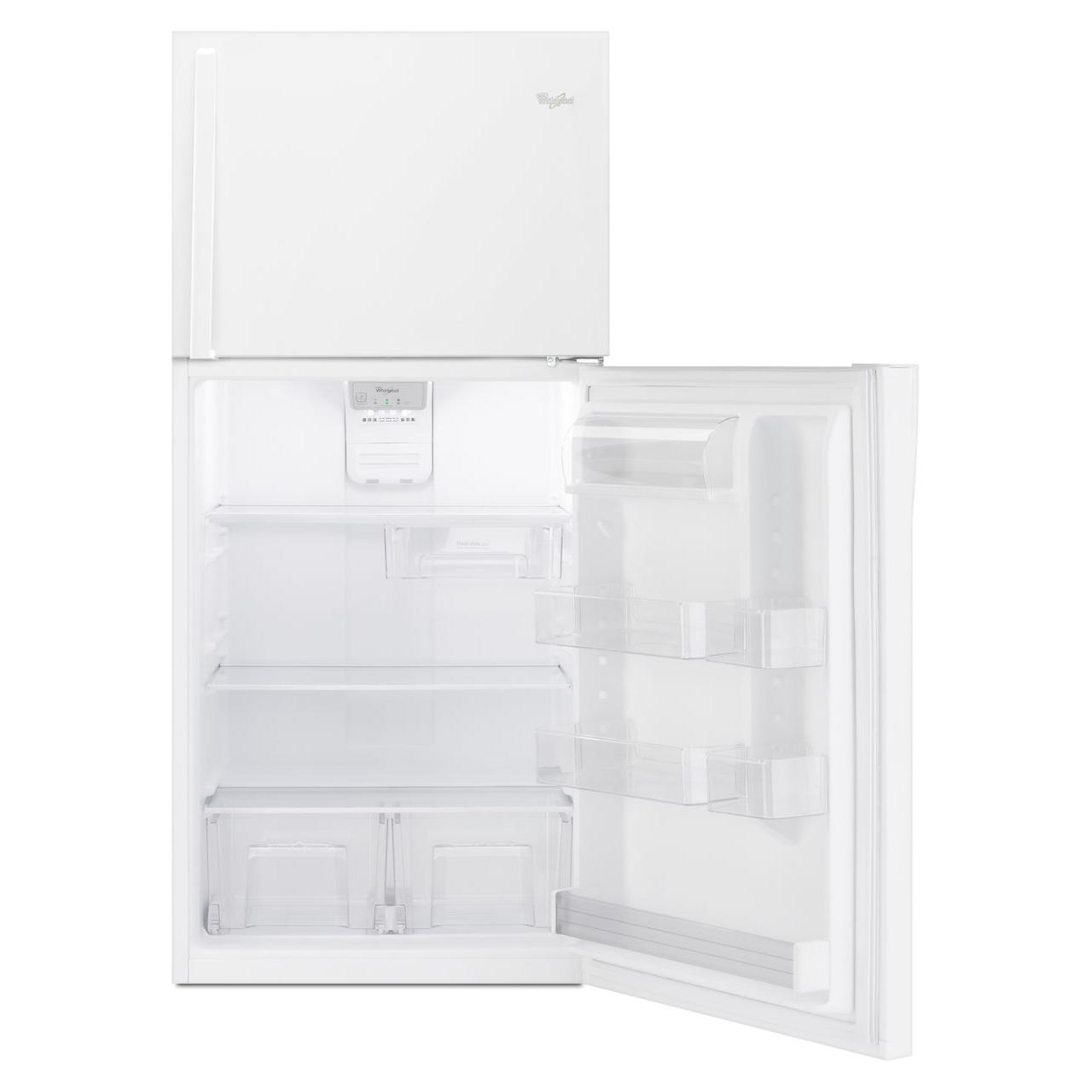 Whirlpool 30-inch, 19.14 cu.ft. Freestanding Top Freezer Refrigerator with Flexi-Slide™ Bin WRT519SZDW IMAGE 3