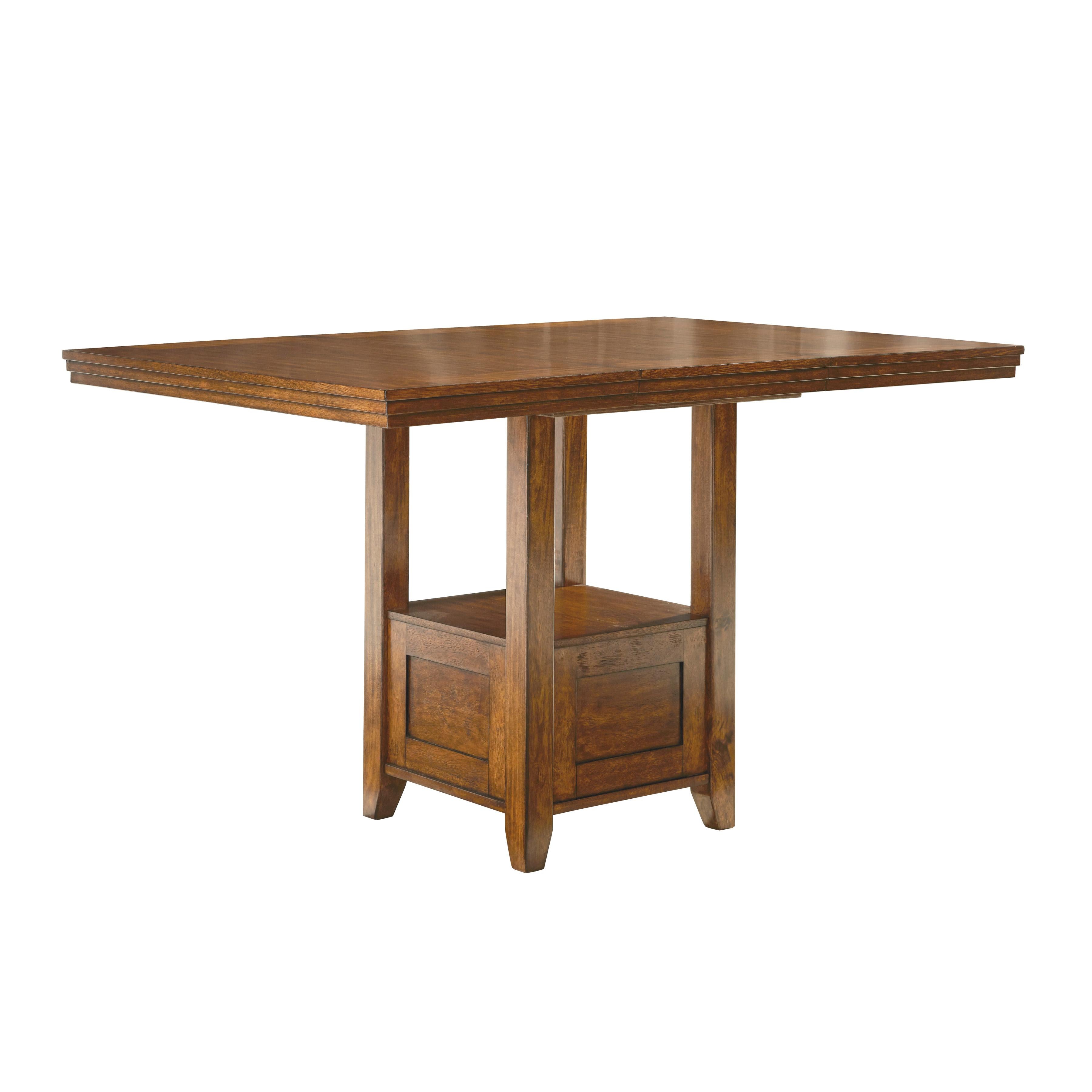 Signature Design by Ashley Ralene Counter Height Dining Table with Pedestal Base D594-42 IMAGE 1