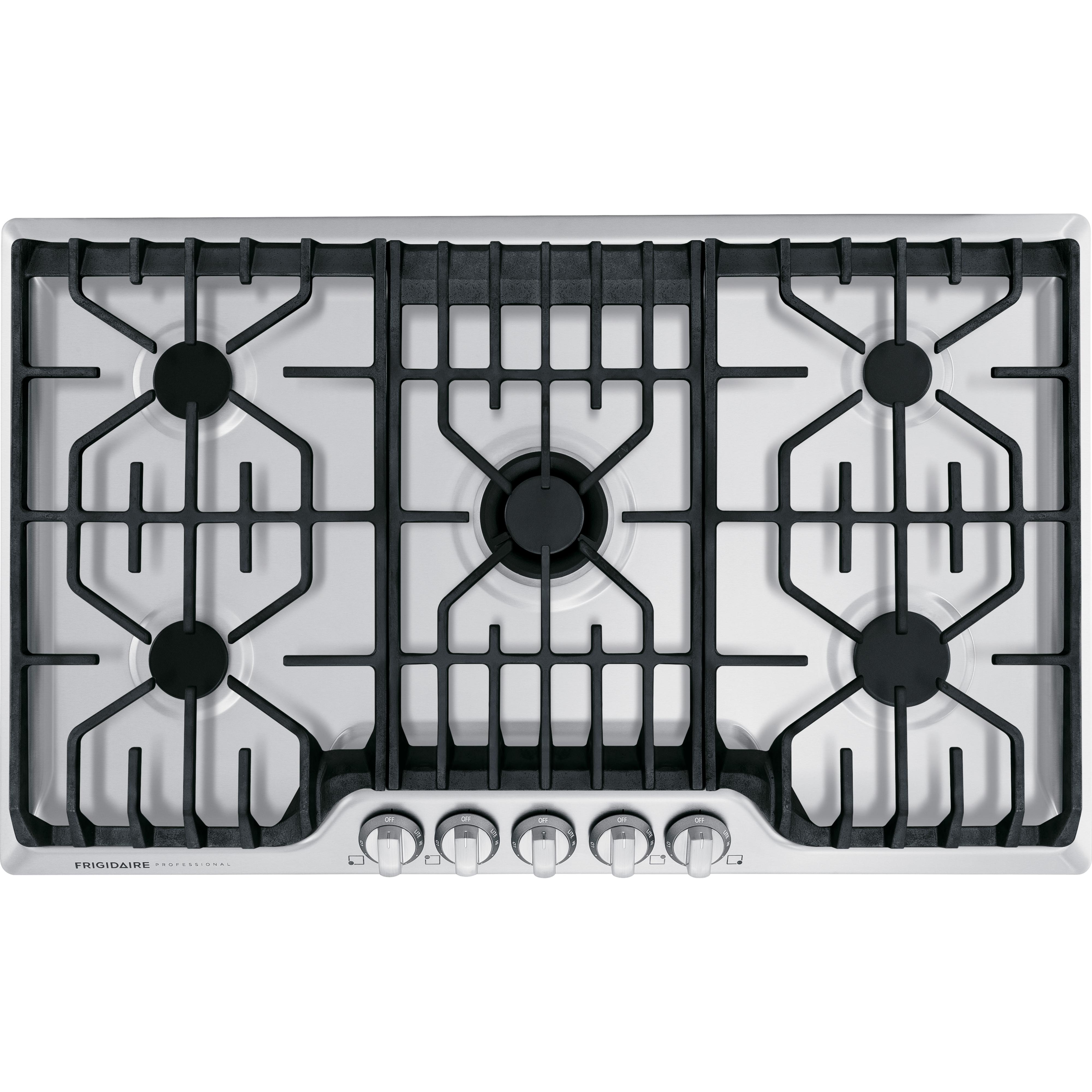 Frigidaire Professional 36-inch Built-In Gas Cooktop FPGC3677RS IMAGE 1