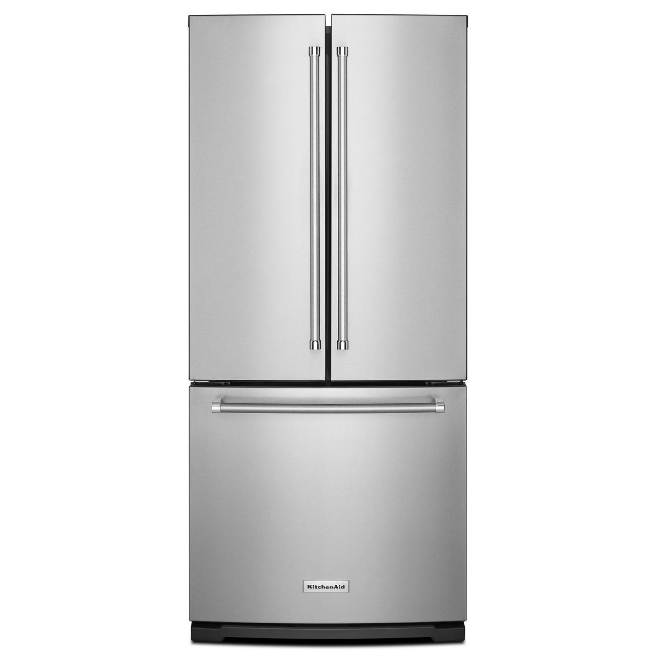 KitchenAid 30-inch, 19.7 cu. ft. French 3-Door Refrigerator with Ice and Water KRFF300ESS IMAGE 1