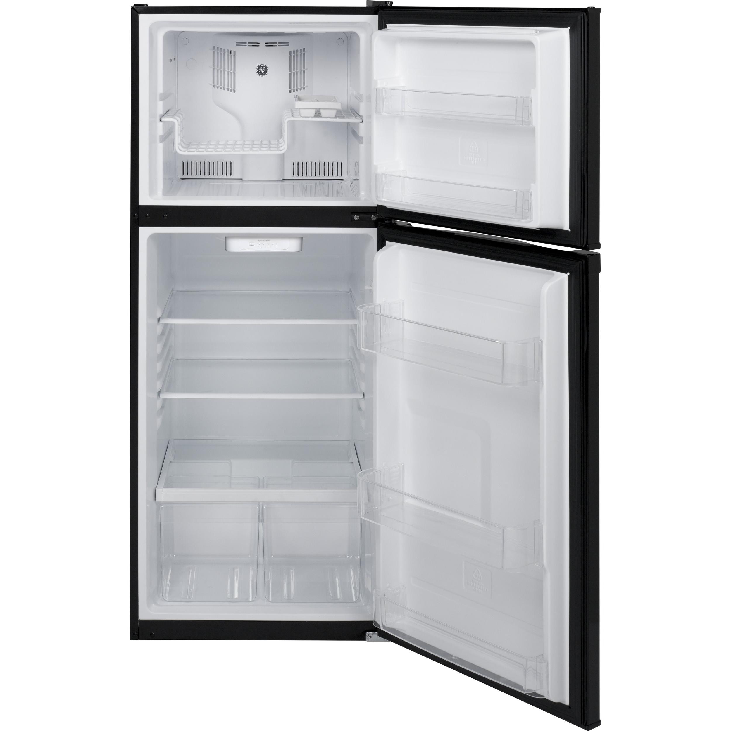 GE 24-inch, 11.6 cu. ft. Top Freezer Refrigerator GPE12FGKBB IMAGE 4