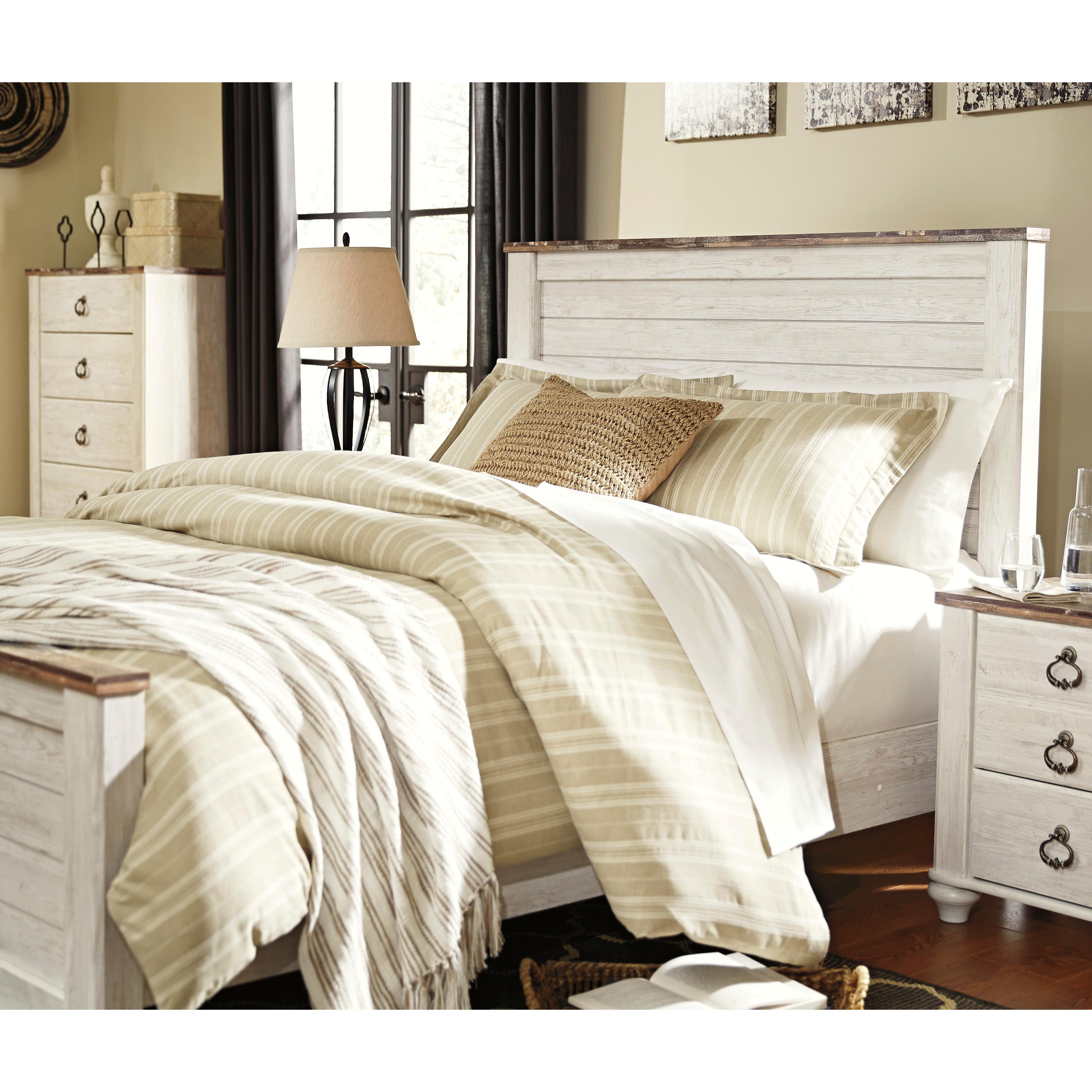 Signature Design by Ashley Willowton Queen Panel Bed B267-57/B267-54/B267-98 IMAGE 3