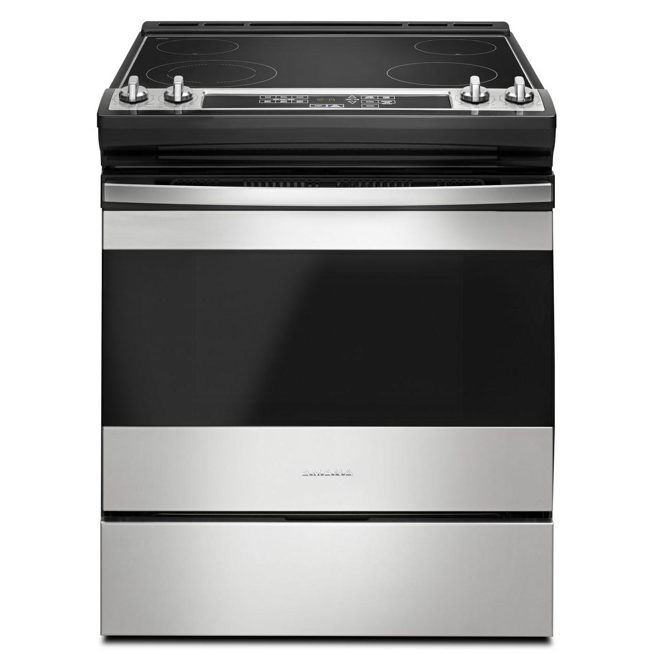 Amana 30-inch Slide-In Electric Range YAES6603SFS IMAGE 1