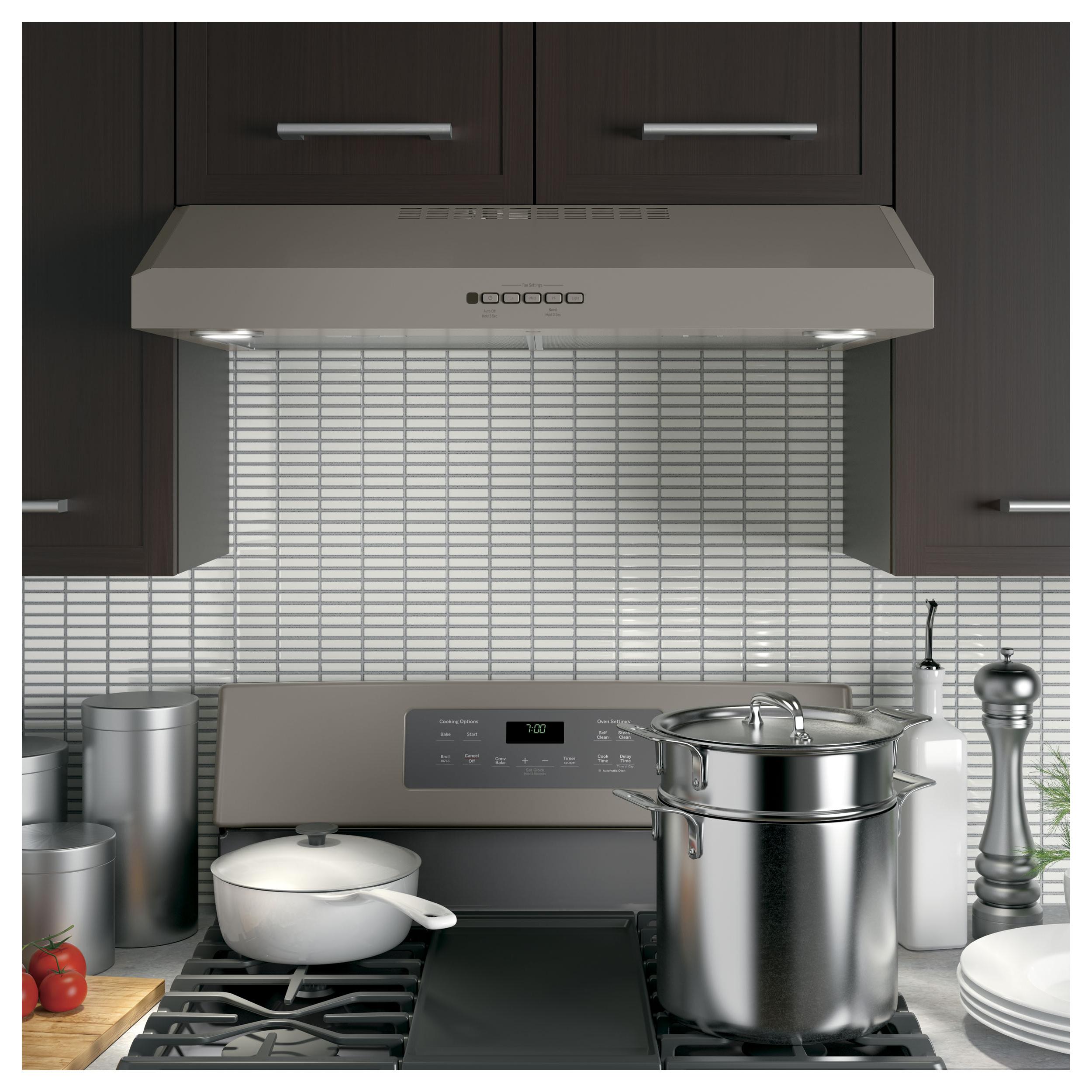 GE 30-Inch Under Cabinet Range Hood with 4 Speeds JVX5300EJESC IMAGE 8