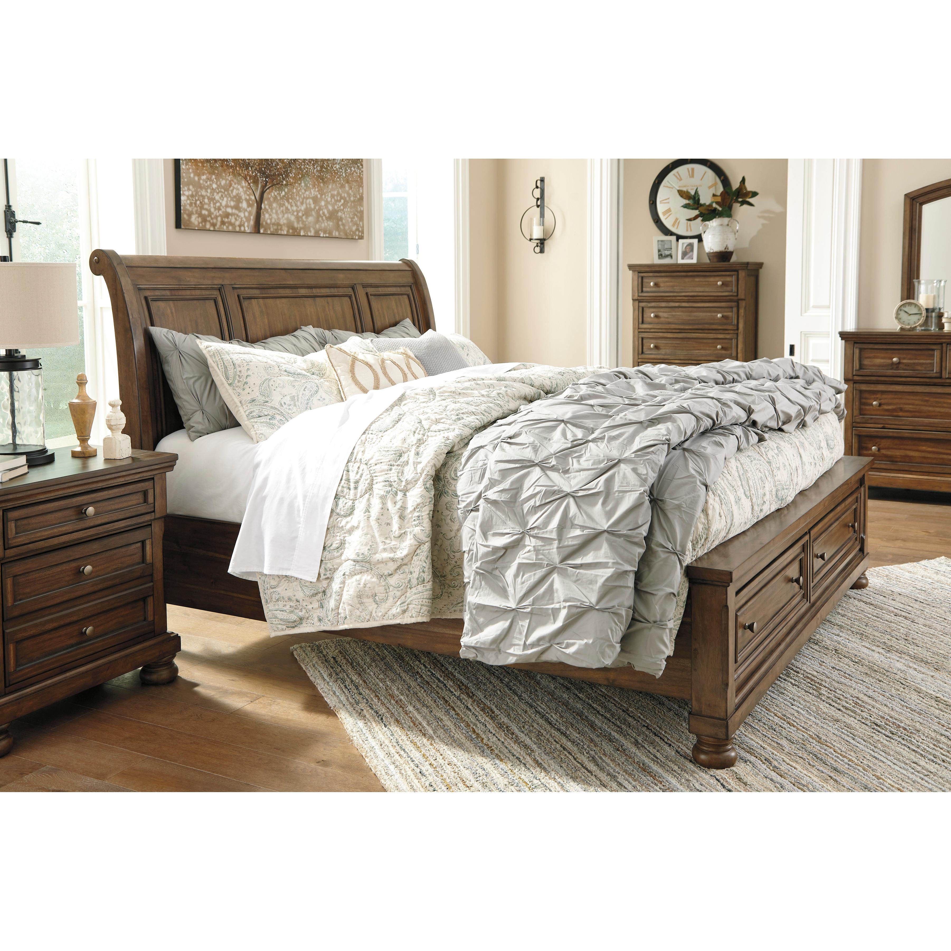 Signature Design by Ashley Flynnter California King Sleigh Bed with Storage B719-78/B719-76/B719-95 IMAGE 3