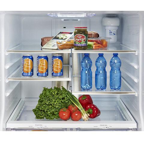 GE Profile 30-inch, 20.8 cu. ft. French 3-Door Refrigerator PNE21NGLKWW IMAGE 3