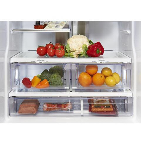 GE Profile 30-inch, 20.8 cu. ft. French 3-Door Refrigerator PNE21NGLKWW IMAGE 4