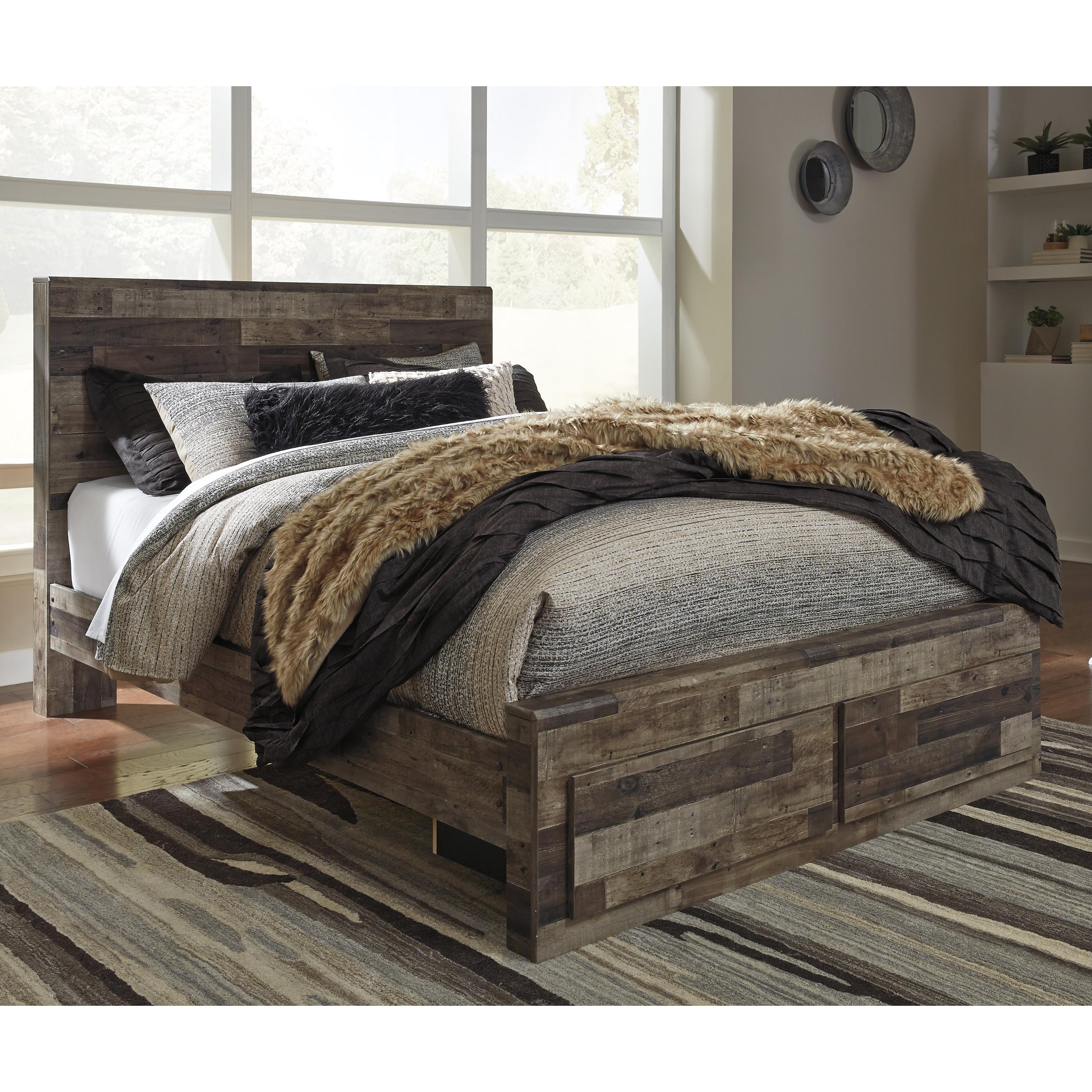 Benchcraft Derekson Queen Panel Bed with Storage B200-57/B200-54S/B200-95/B100-13 IMAGE 2