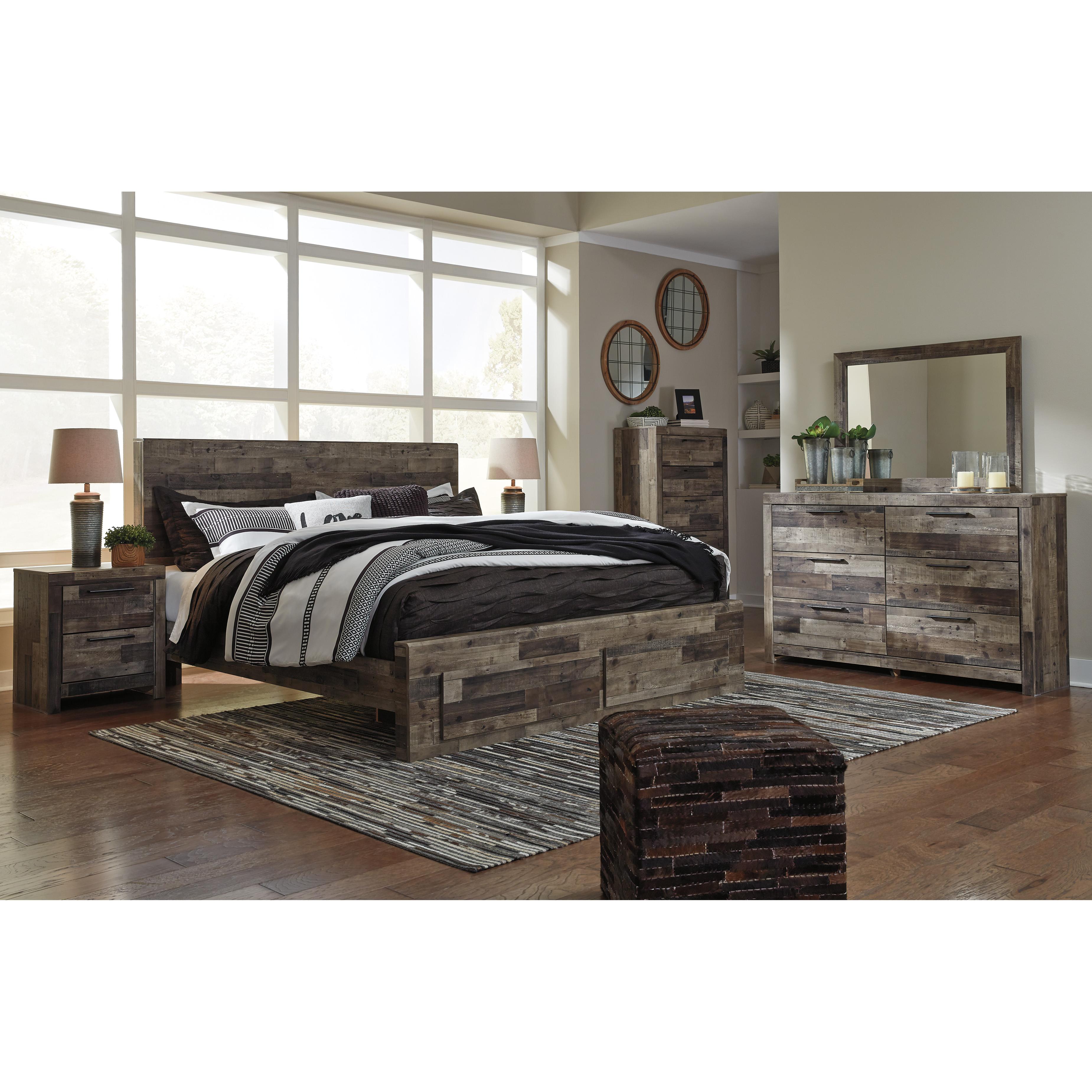 Benchcraft Derekson King Panel Bed with Storage B200-58/B200-56S/B200-95/B100-14 IMAGE 6