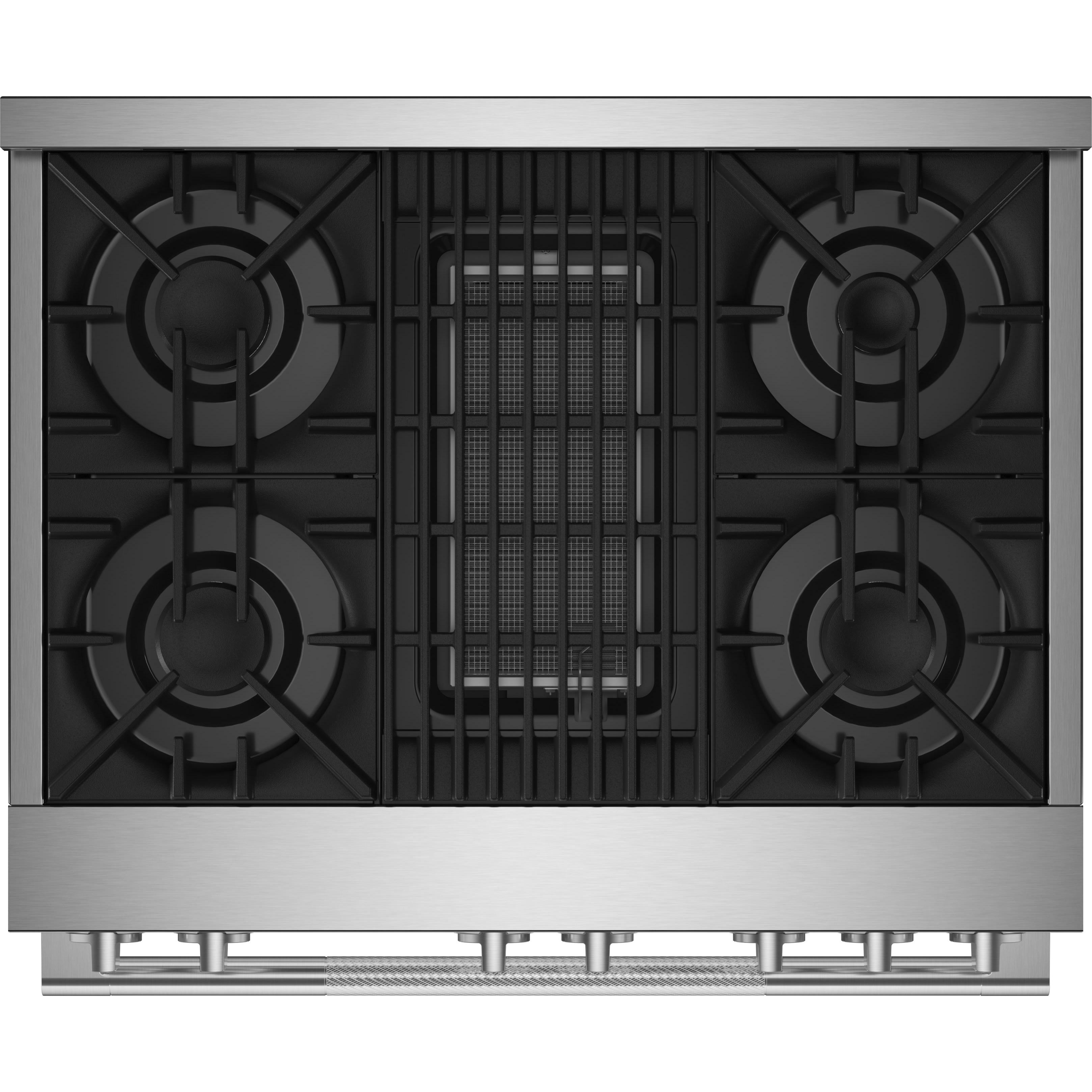 JennAir 36-inch Freestanding Gas Range with JennAir® Culinary Center JGRP636HL IMAGE 2