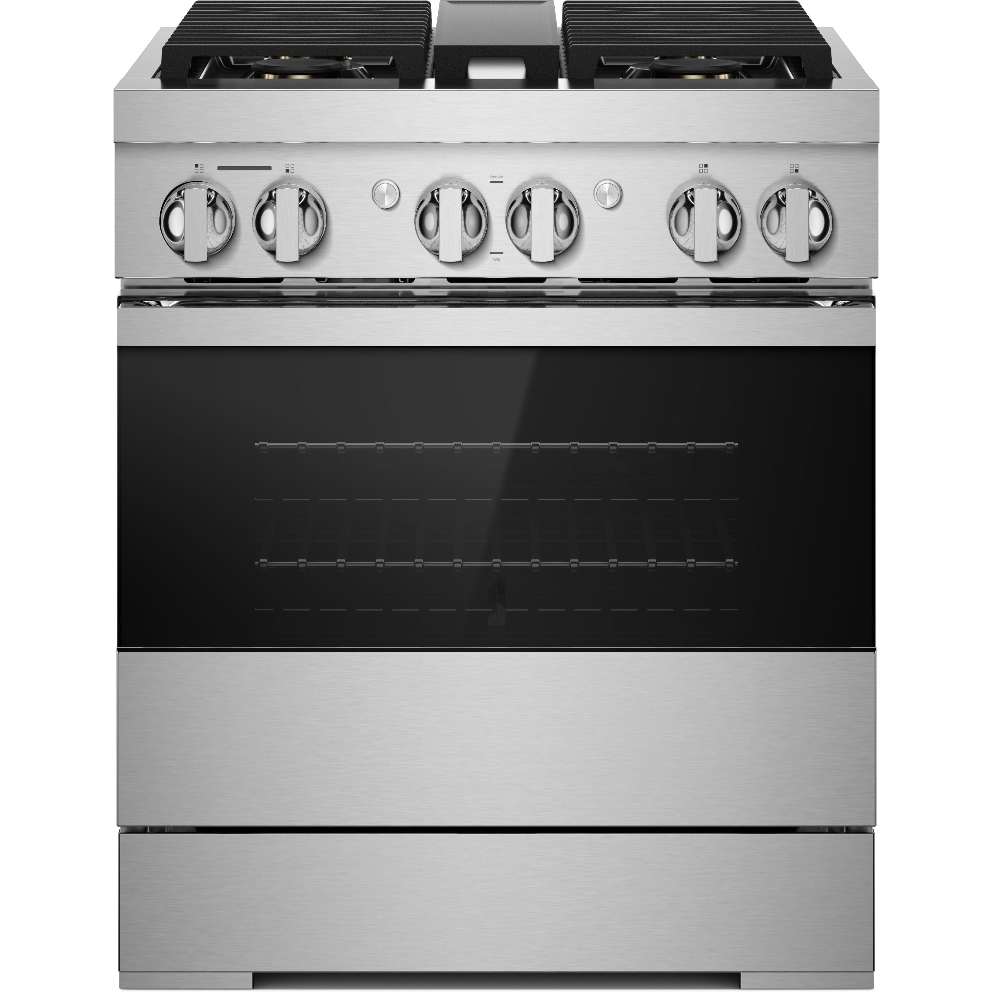 JennAir 30-inch Freestanding Dual-Fuel Range with JennAir® Culinary Center JDRP430HM IMAGE 1