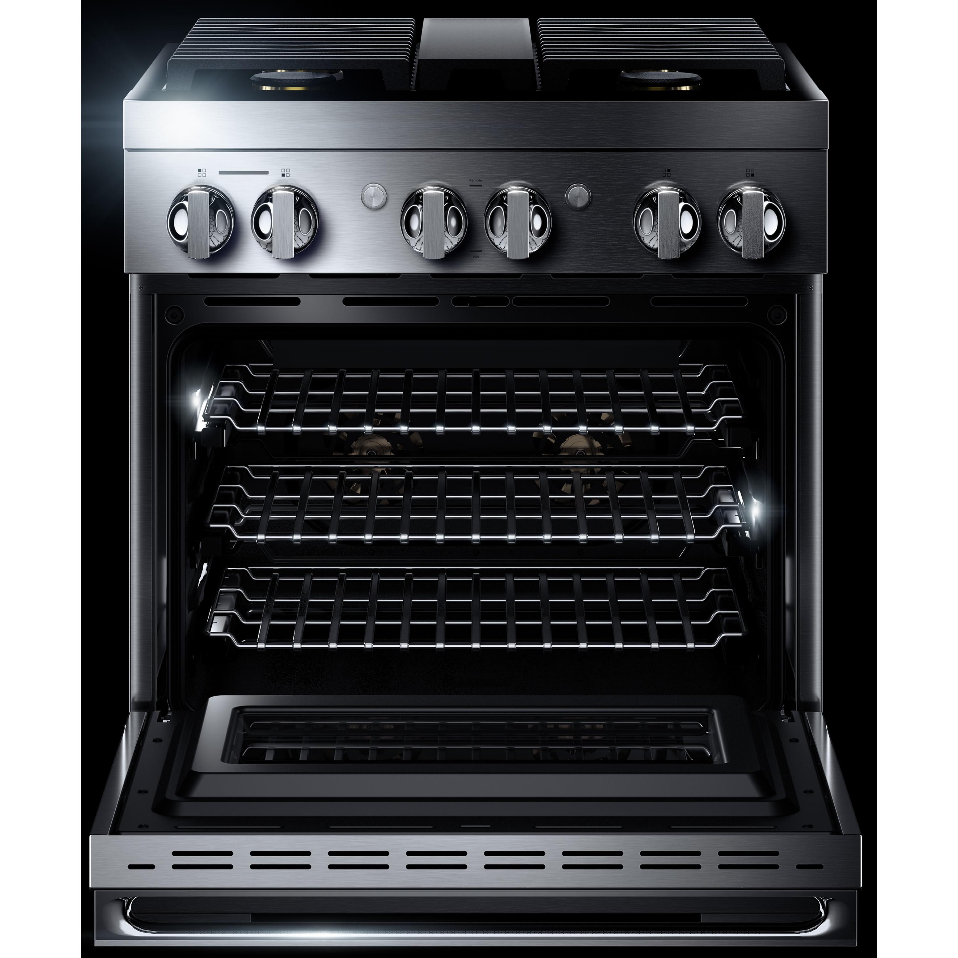 JennAir 30-inch Freestanding Dual-Fuel Range with JennAir® Culinary Center JDRP430HM IMAGE 2