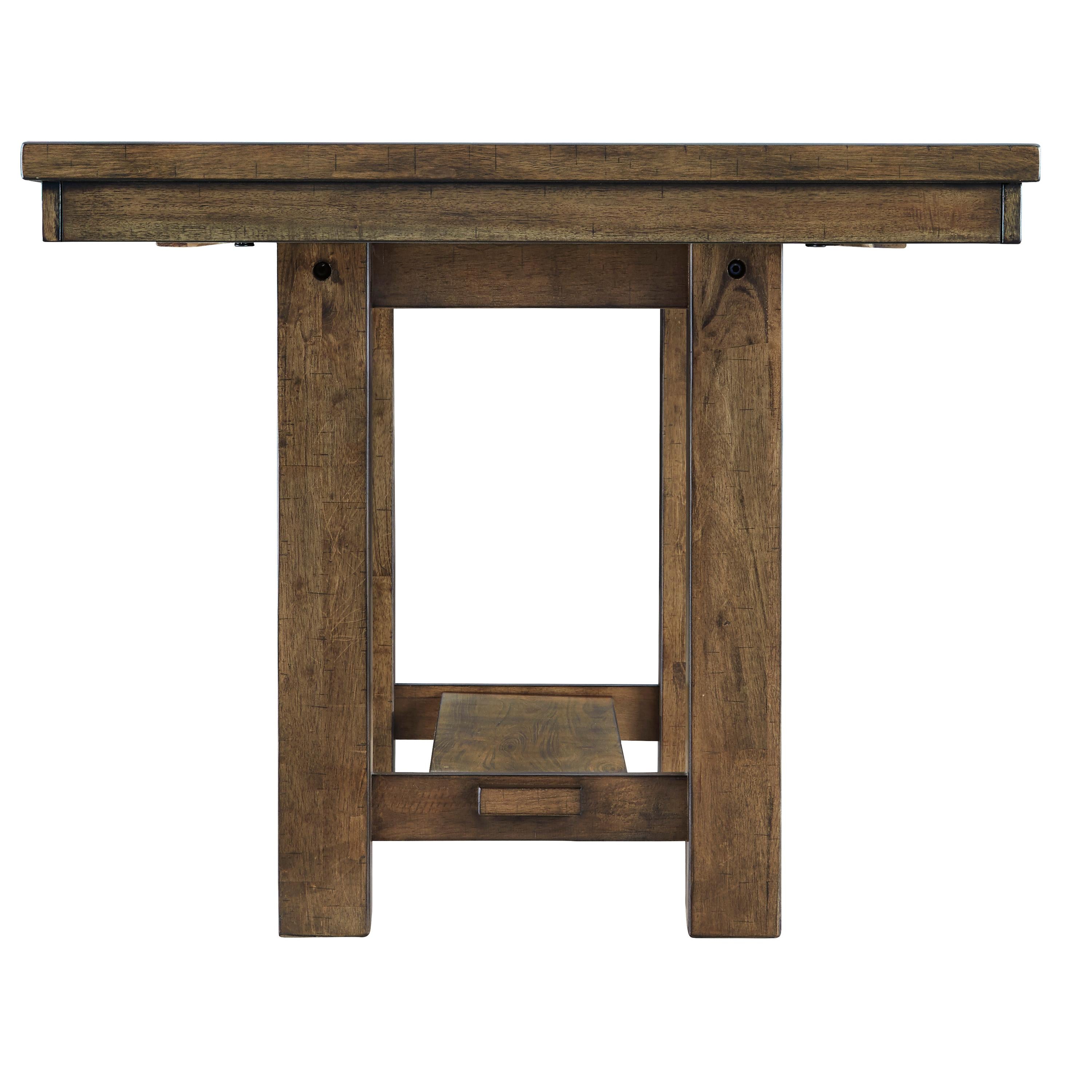 Signature Design by Ashley Moriville Dining Table with Trestle Base D631-45 IMAGE 2