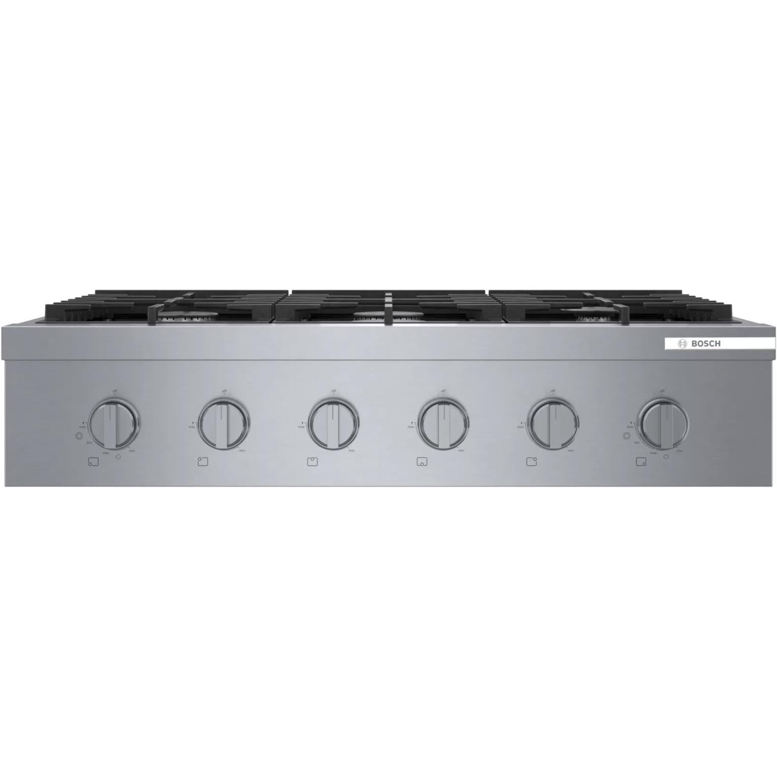 Bosch 36-inch Built-in Gas Rangetop with OptiSim® Burner RGM8658UC IMAGE 2