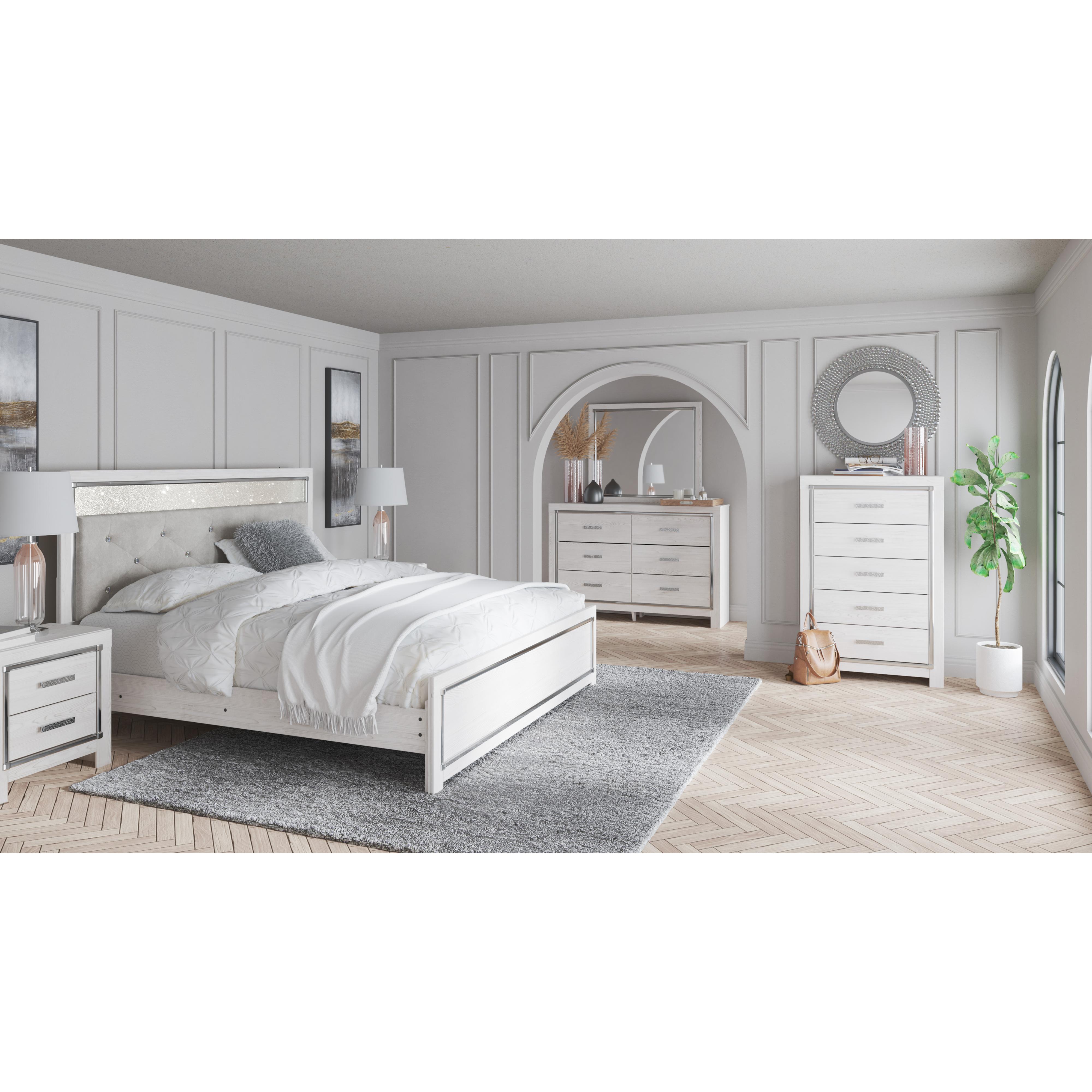 Signature Design by Ashley Altyra King Upholstered Panel Bed B2640-58/B2640-56/B2640-97 IMAGE 8