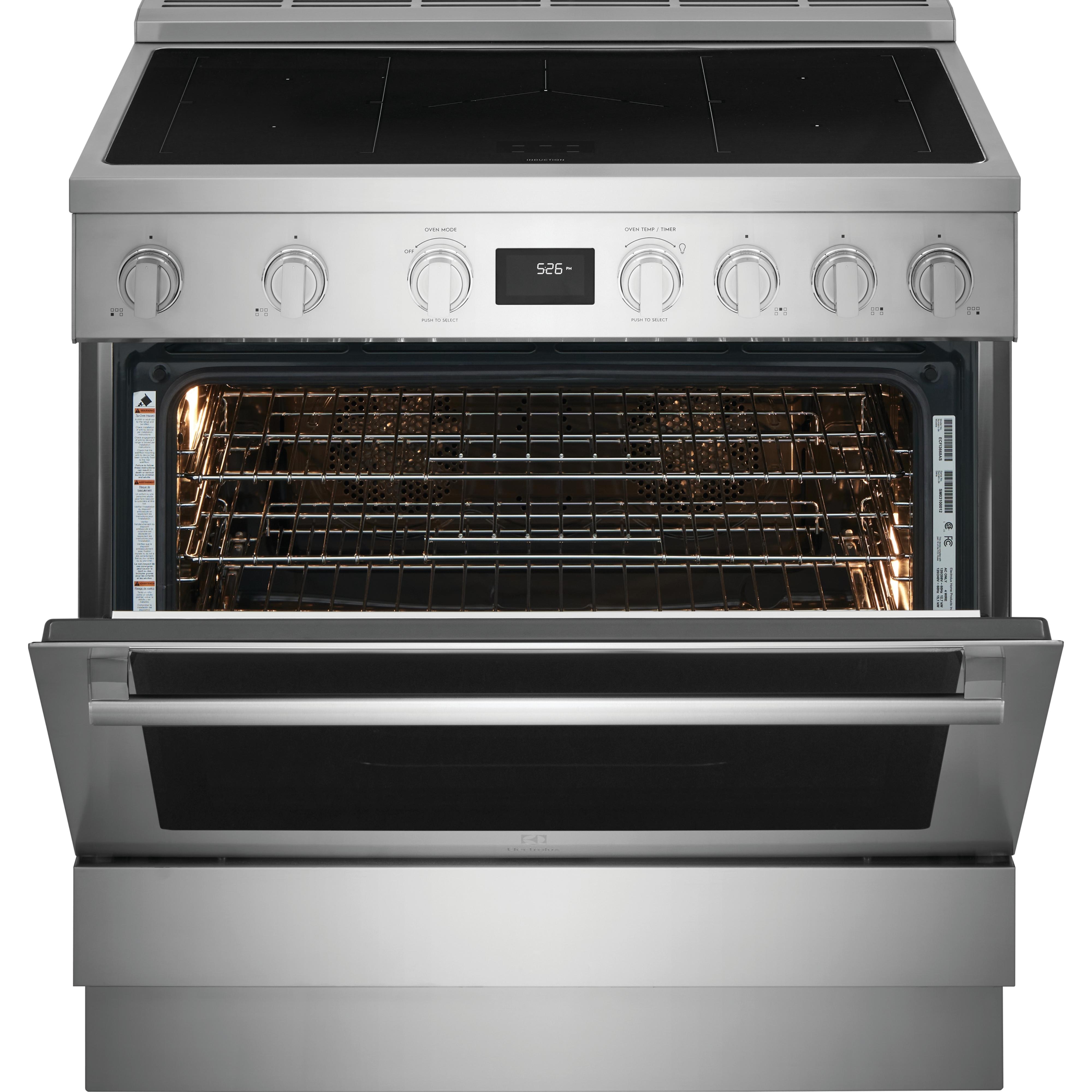 Electrolux 36-inch Freestanding Electric Induction Range ECFI3668AS IMAGE 7