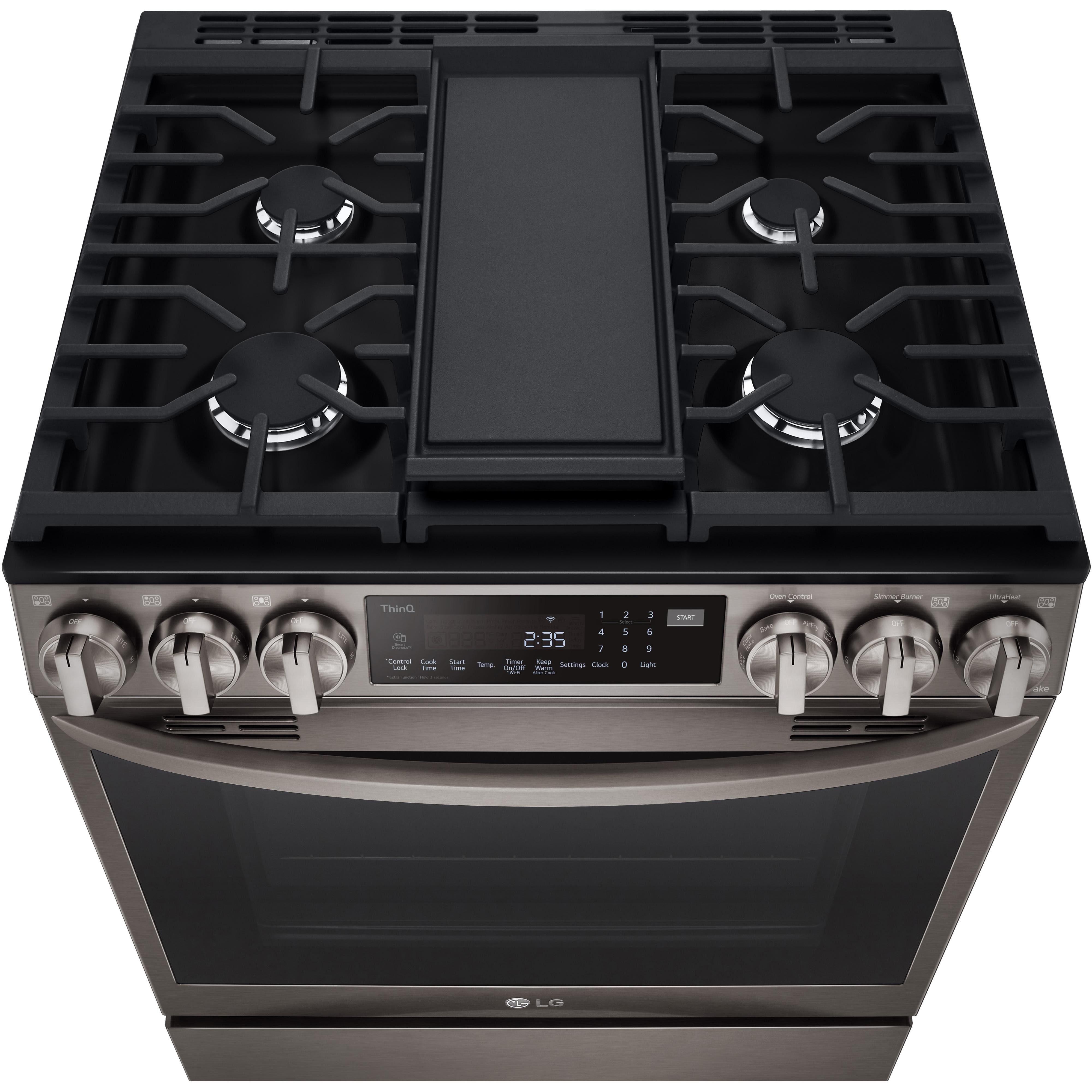 LG 30-inch Slide-In Gas Range with Air Fry LSGL6335D IMAGE 6