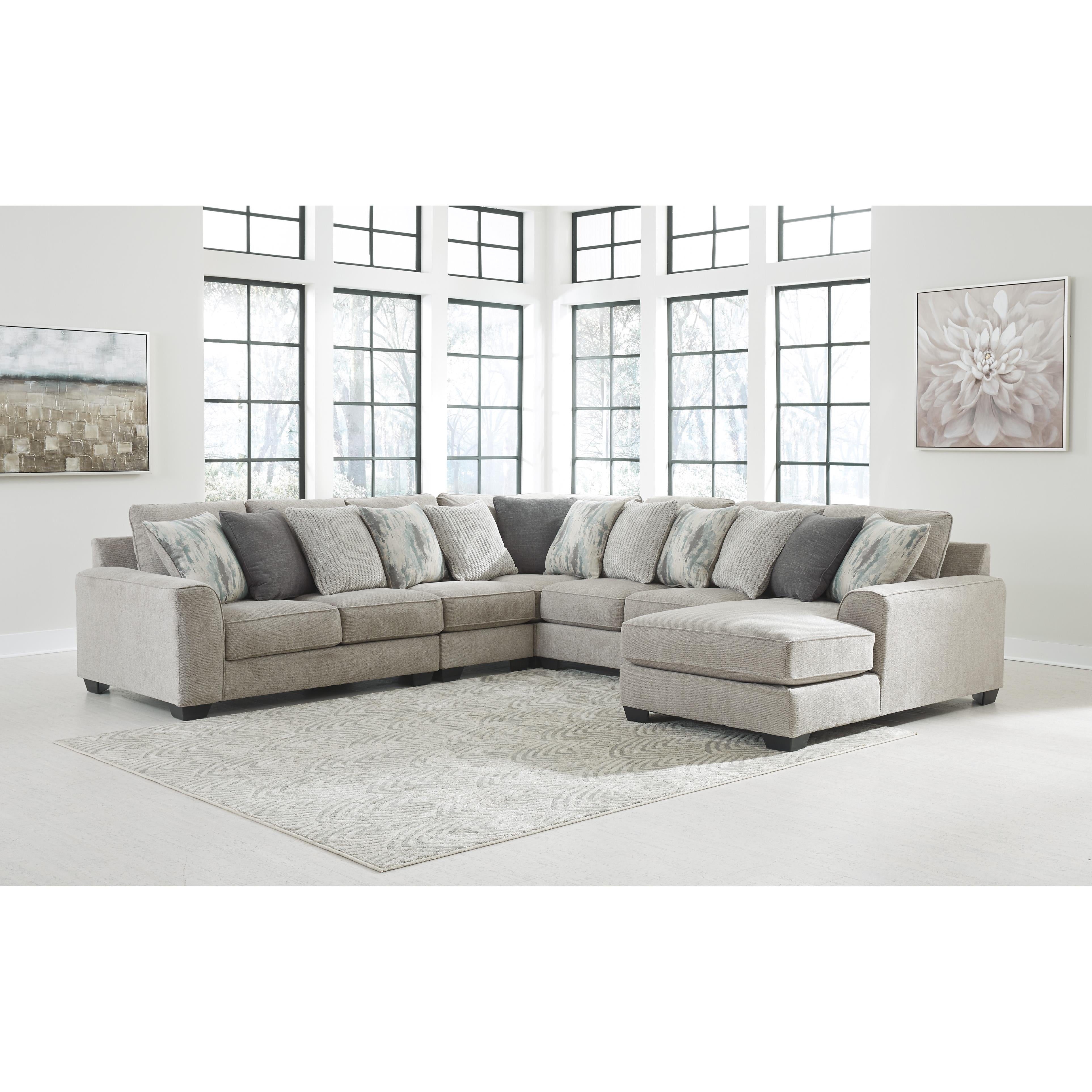 Benchcraft Ardsley Fabric 5 pc Sectional 3950455/3950446/3950477/3950434/3950417 IMAGE 3