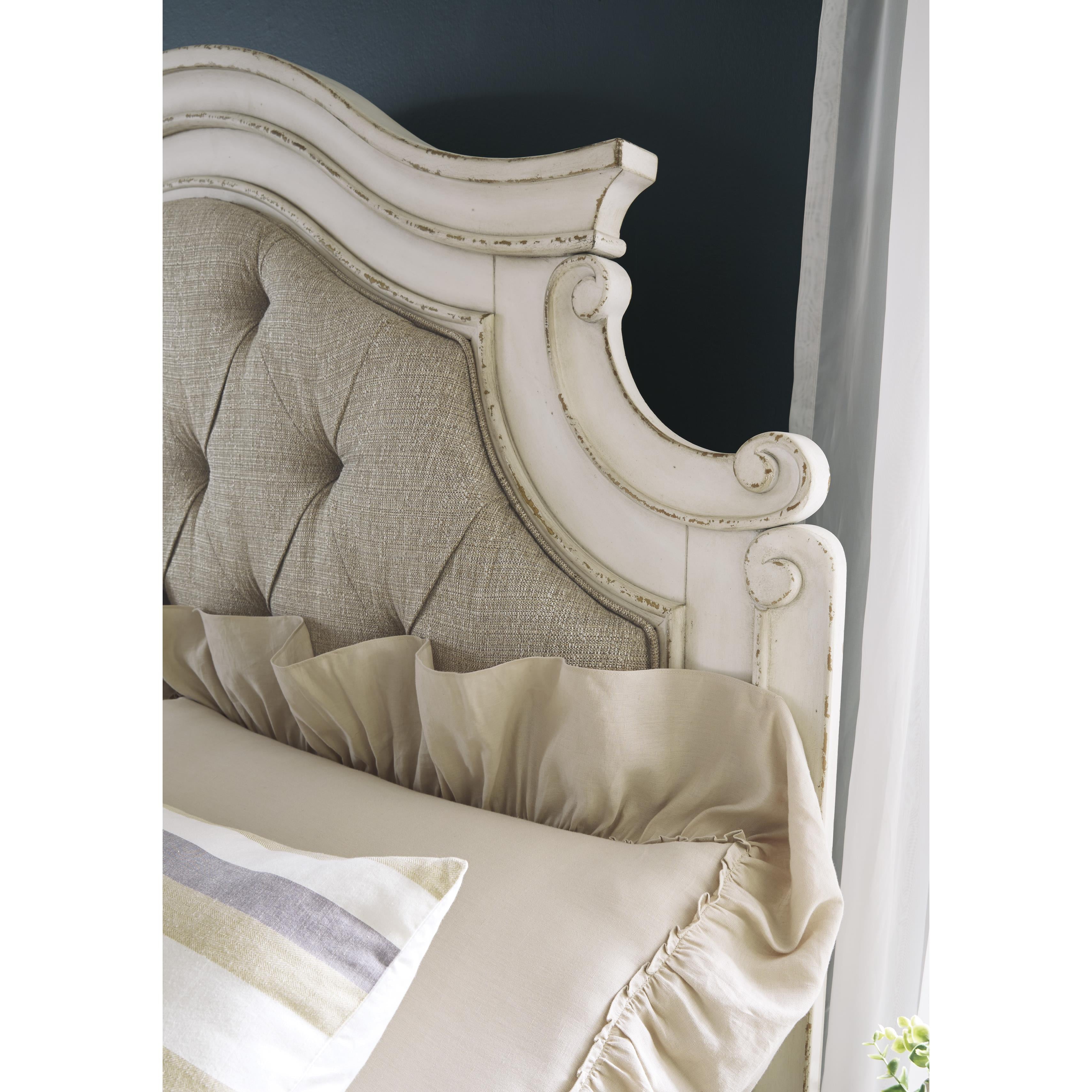 Signature Design by Ashley Realyn Queen Upholstered Bed B743-57/B743-54S/B743-196 IMAGE 5