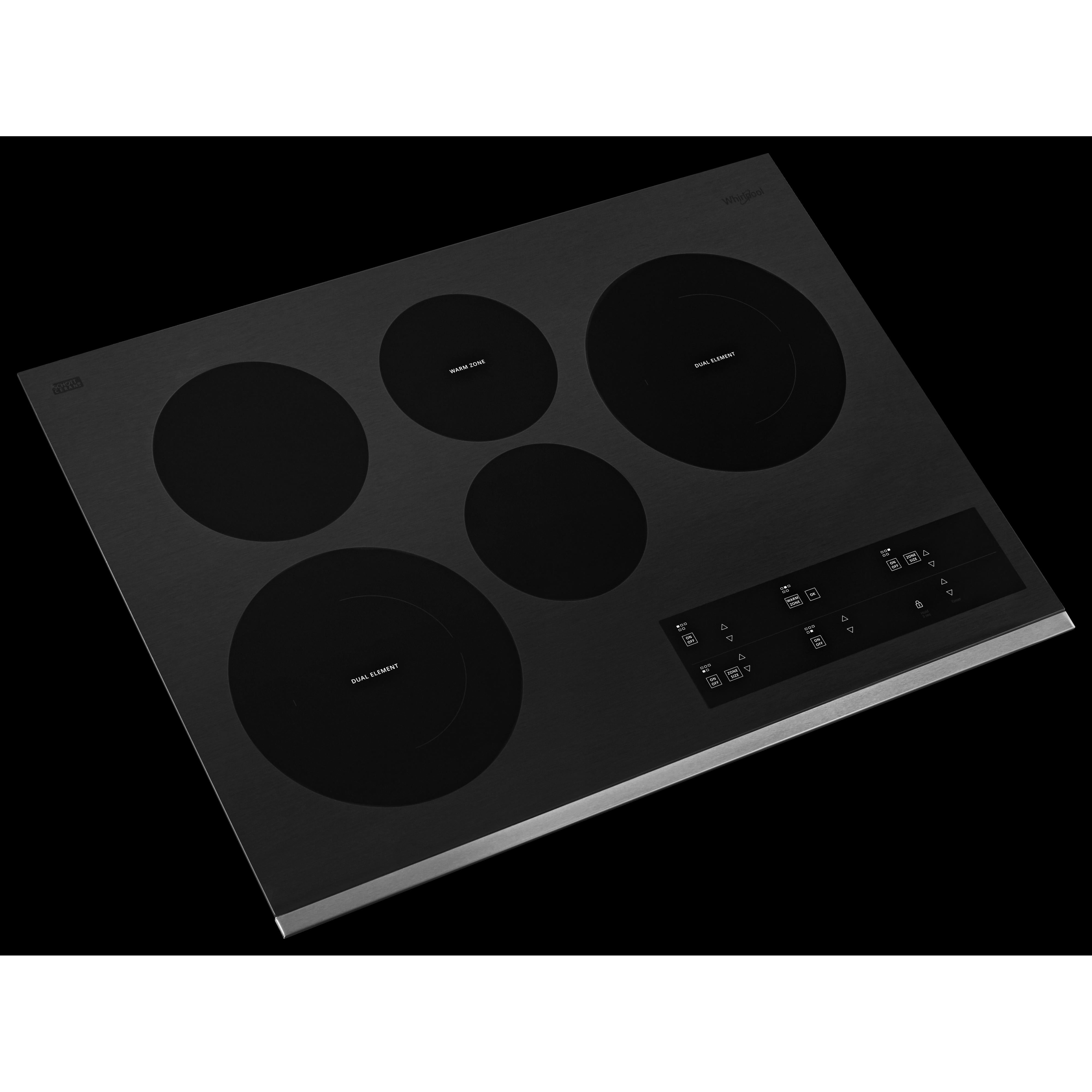 Whirlpool 30-inch, Built-in Electric Cooktop with FlexHeat™ Element WCE97US0KS IMAGE 5