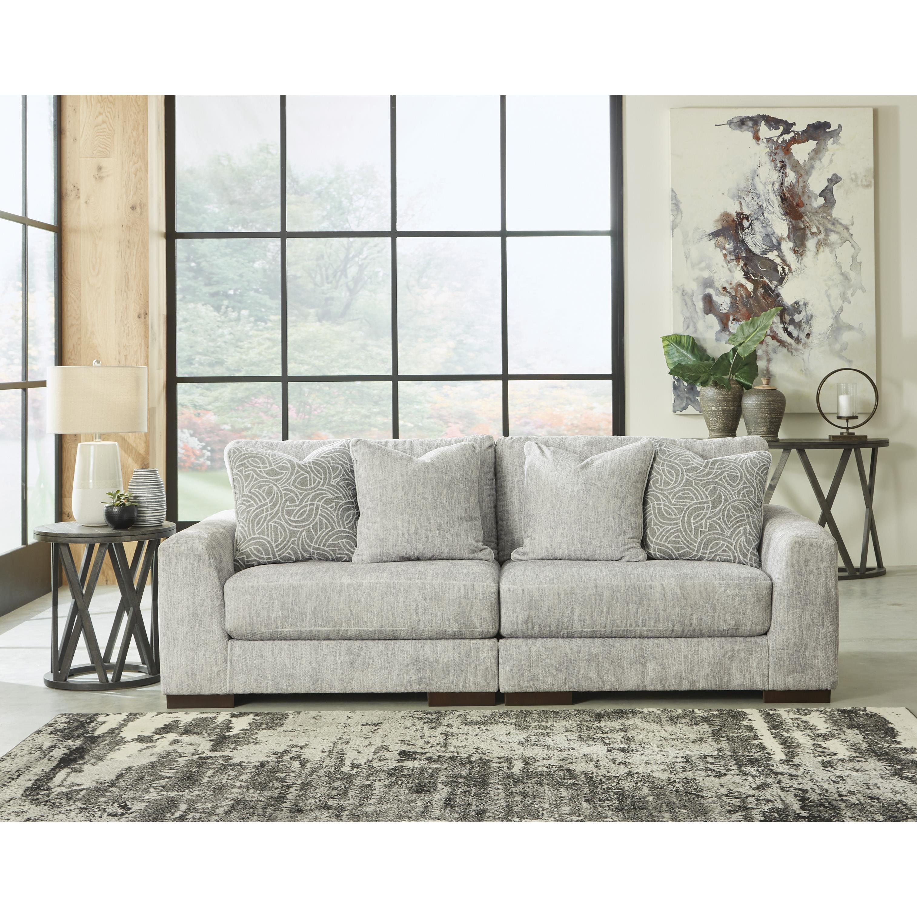 Signature Design by Ashley Regent Park Fabric 2 pc Sectional 1440464/1440465 IMAGE 2