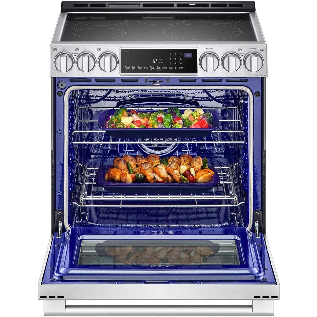 LG STUDIO 30-inch Freestanding Electric Slide-in Range with ProBake Convection ™ Technology LSES6338F IMAGE 5