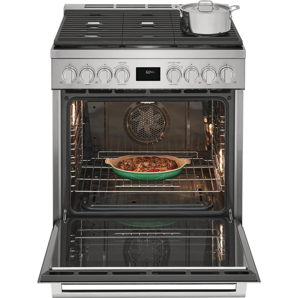 Electrolux 30-inch Freestanding Gas Range with Convection Technology ECFG3068AS IMAGE 6