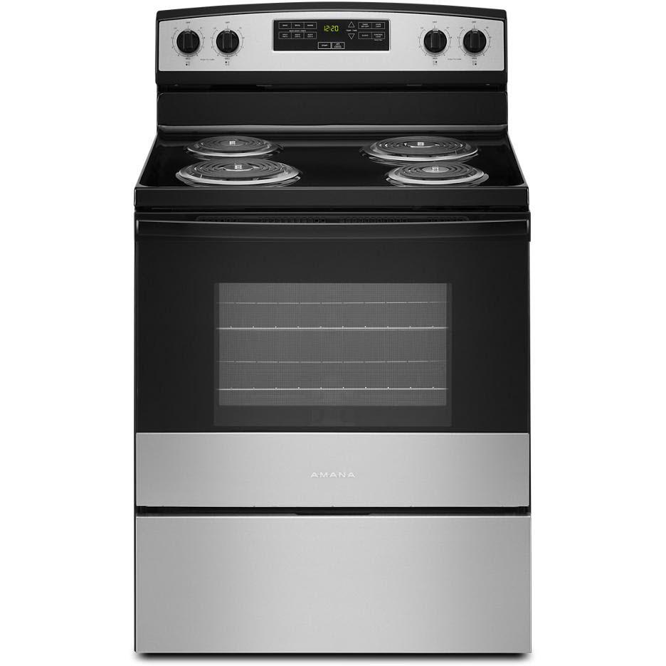 Amana 30-inch Freestanding Electric Range YACR4303MMS IMAGE 1