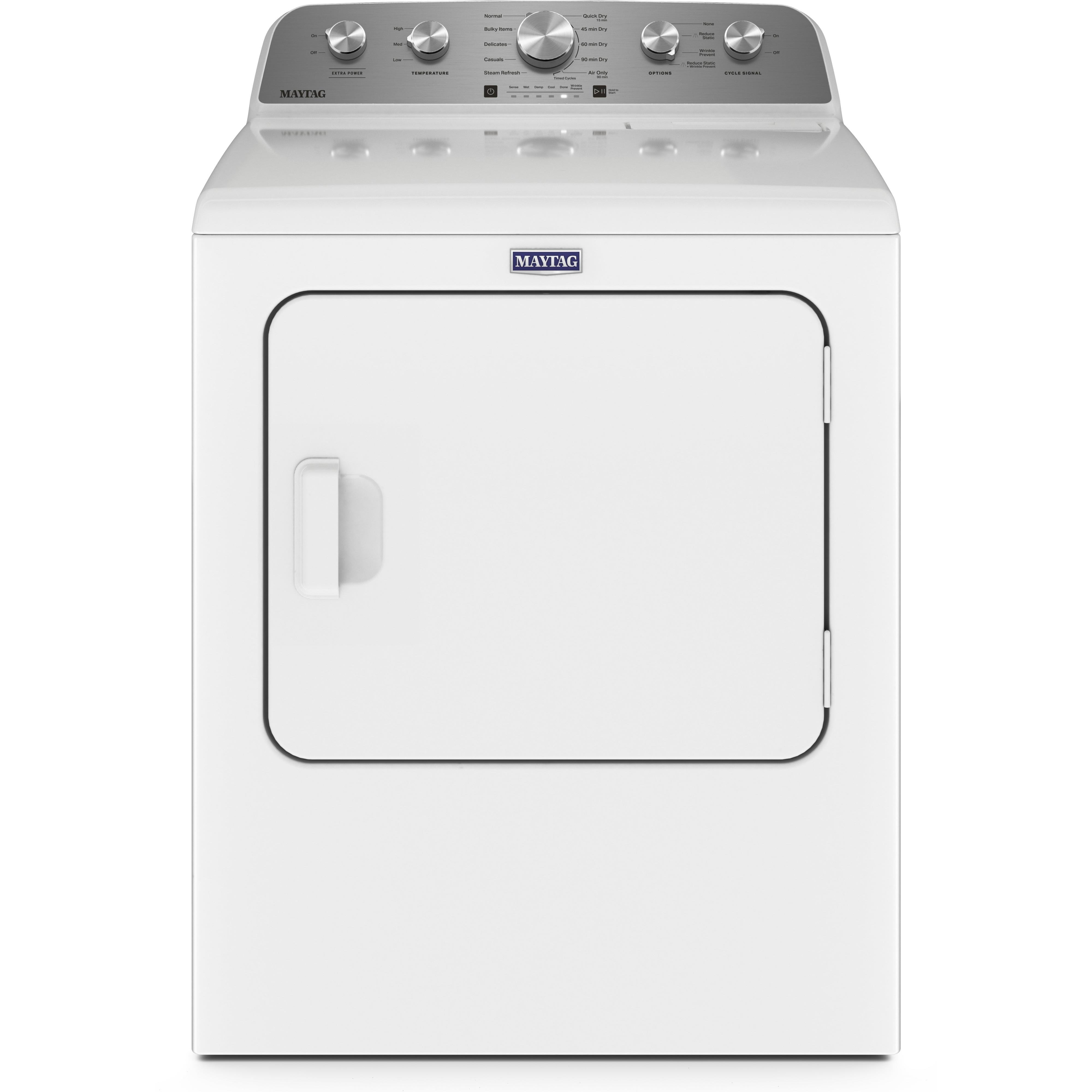 Maytag 7.0 cu. ft. Electric Dryer with Moisture Sensing YMED5430MW IMAGE 1