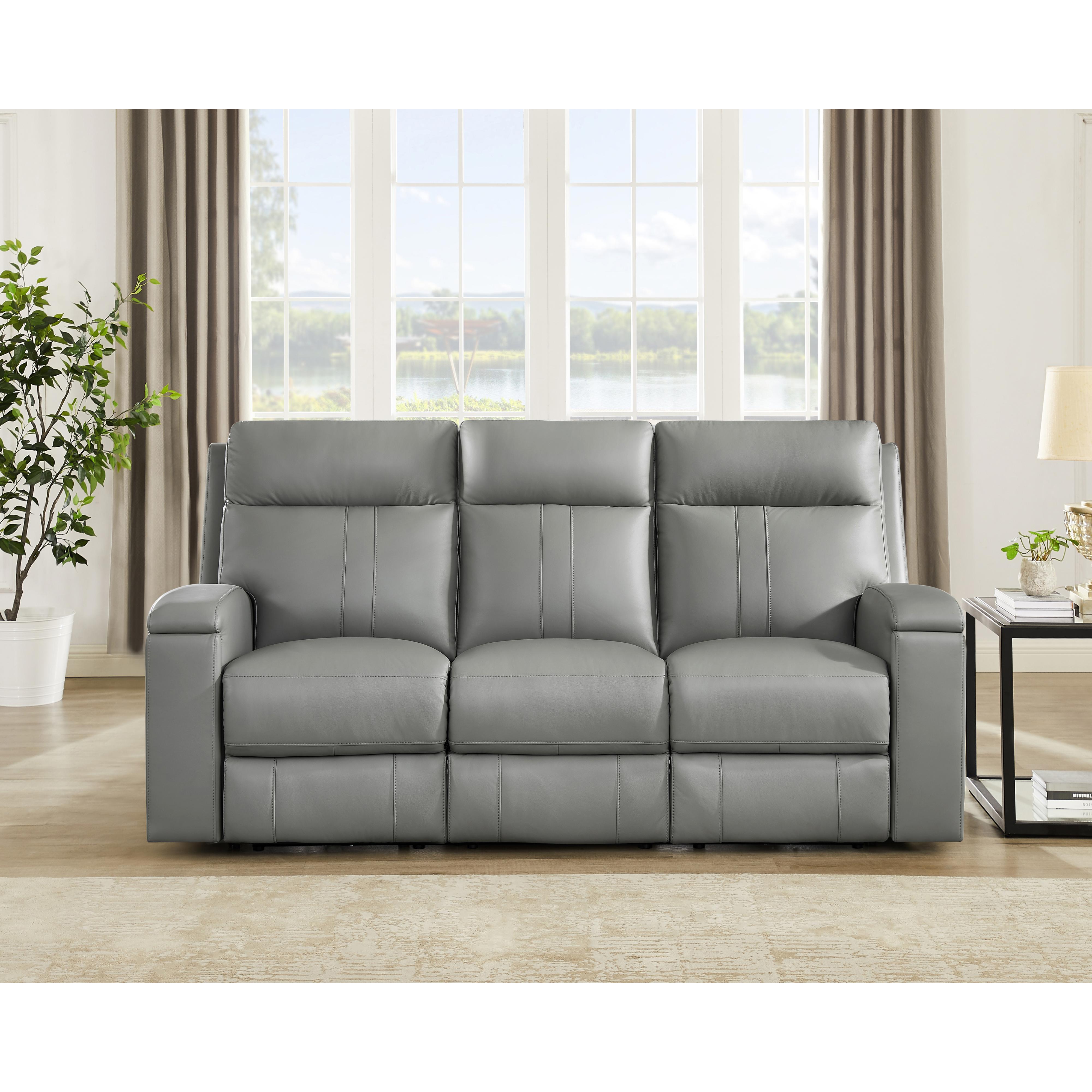 Amax Leather Sullivan Power Reclining Leather Sofa 7076W-30P2Z-2517-1S/7076W-30P2Z-2517-2B IMAGE 2