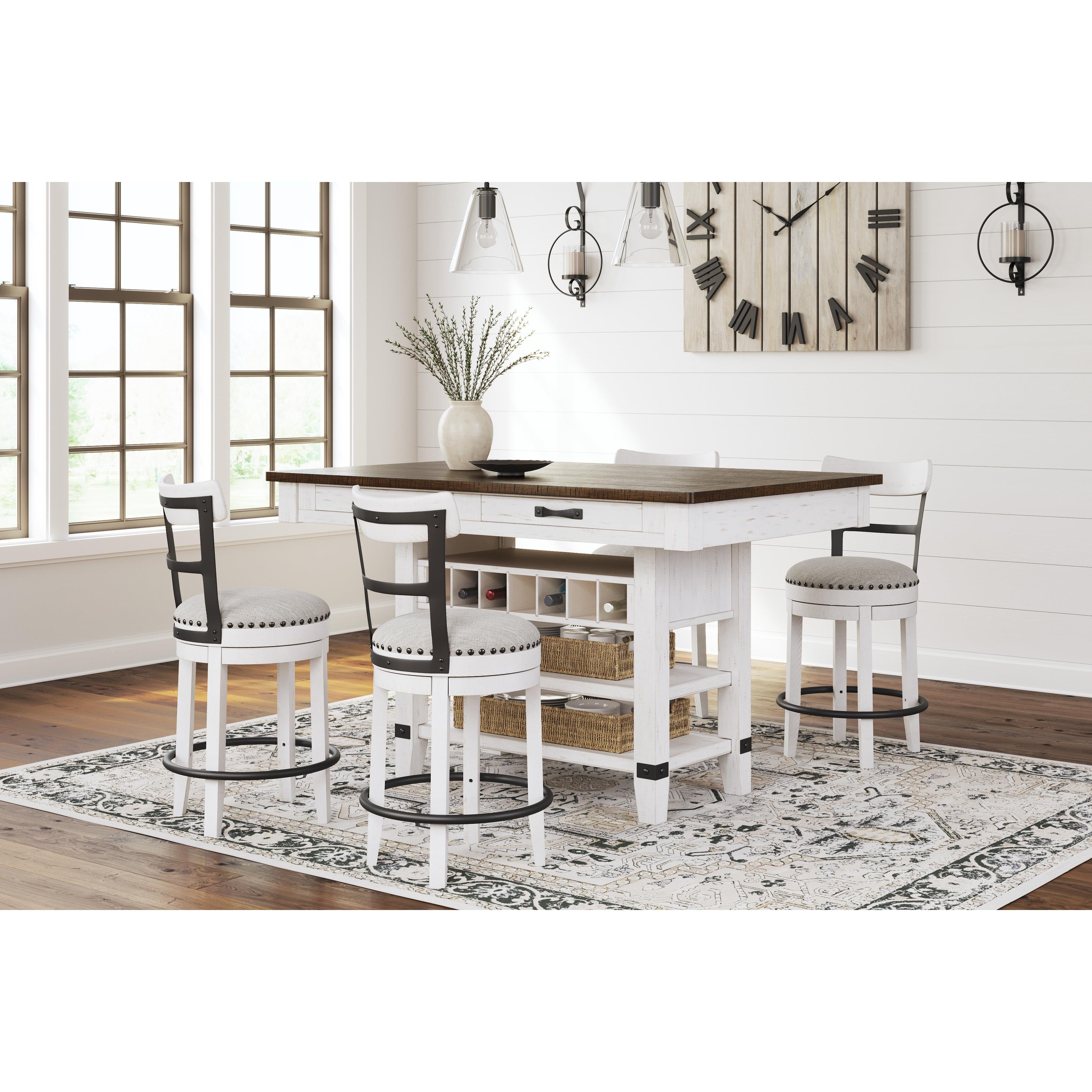 Signature Design by Ashley Valebeck Counter Height Dining Table D546-32 IMAGE 8