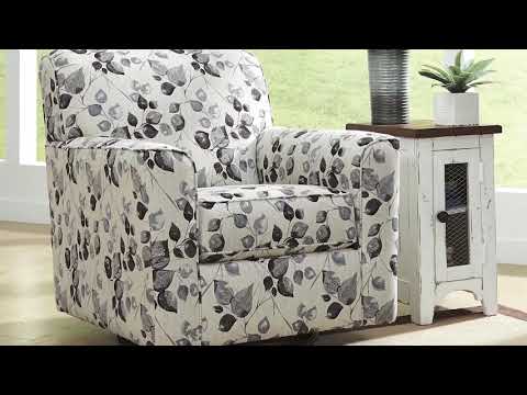 Benchcraft Abney Stationary Fabric Chair 4970120 EXTERNAL_VIDEO 1