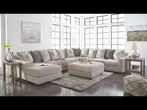 Benchcraft Ardsley Fabric 4 pc Sectional 3950466/3950477/3950434/3950417 EXTERNAL_VIDEO 1